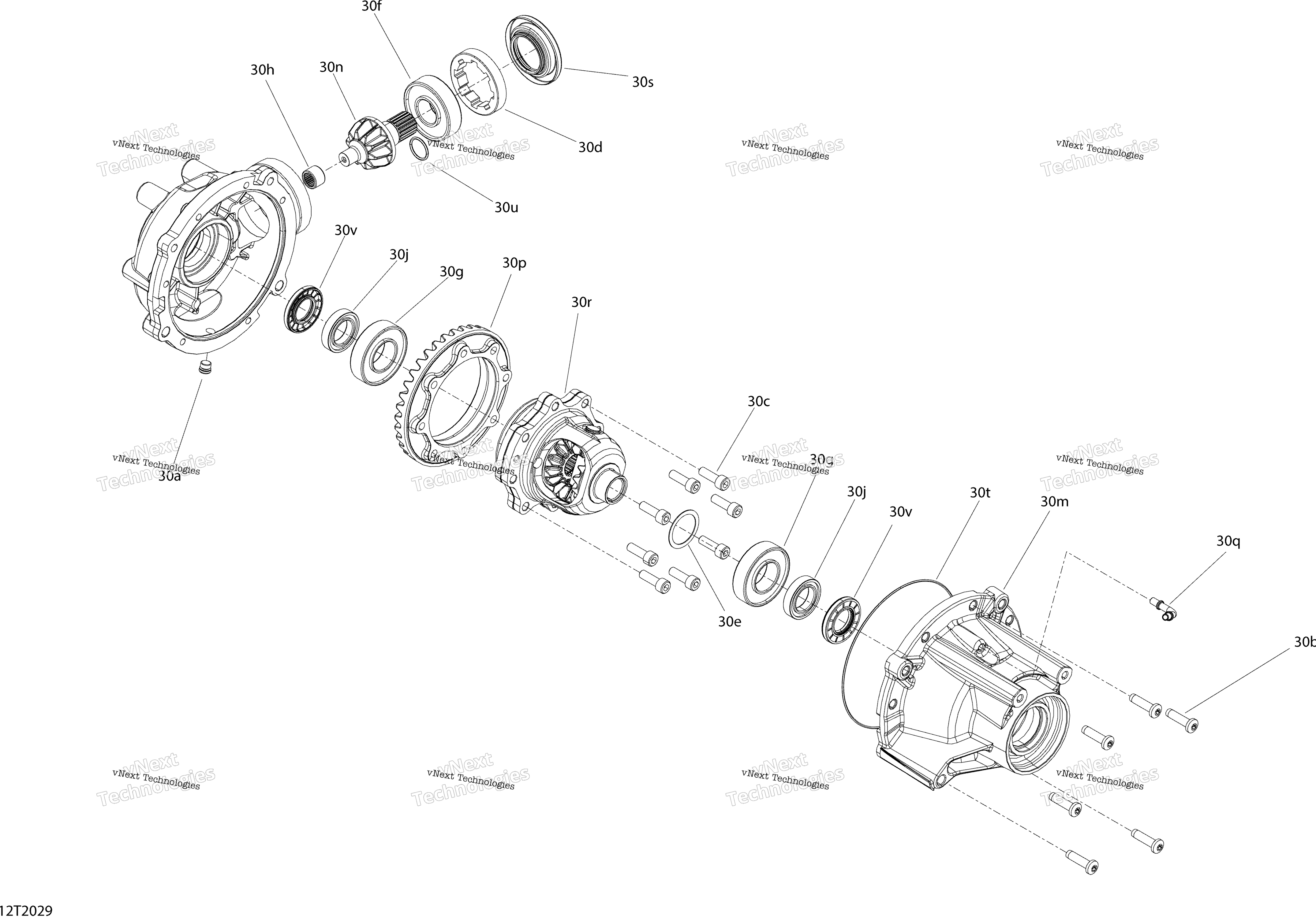 Передняя часть Drive - Differential Parts