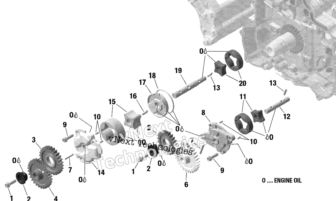 Двигатель - Lubrication - Oil Pump - 600 Ace