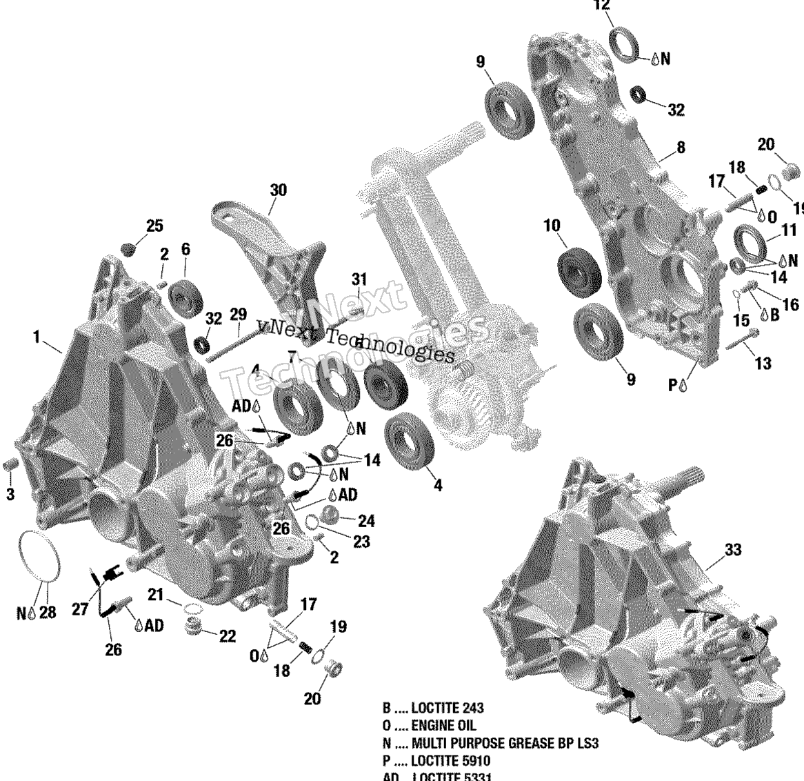 Gearbox Housing 600 Ace
