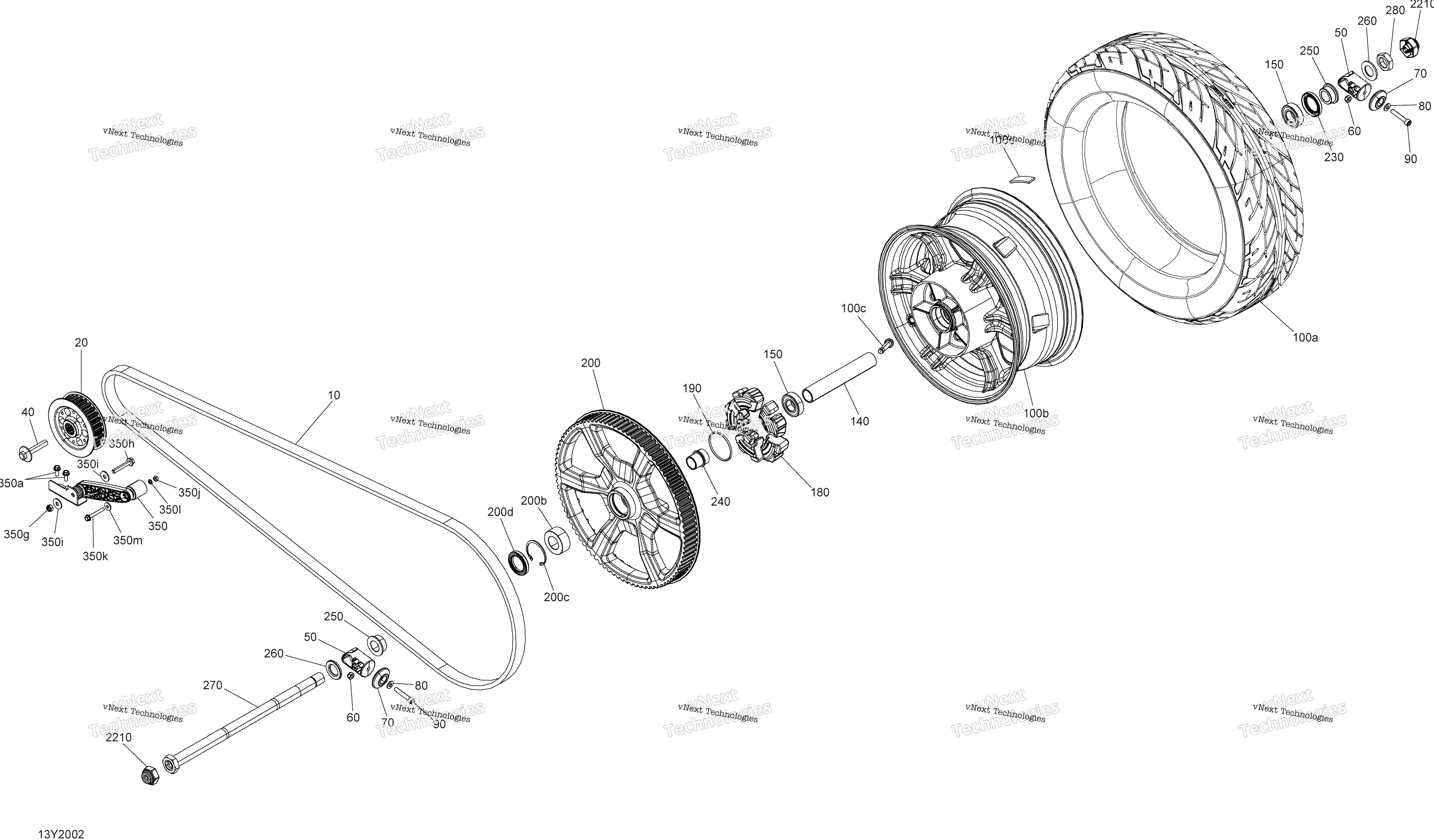 Привод System, Rear