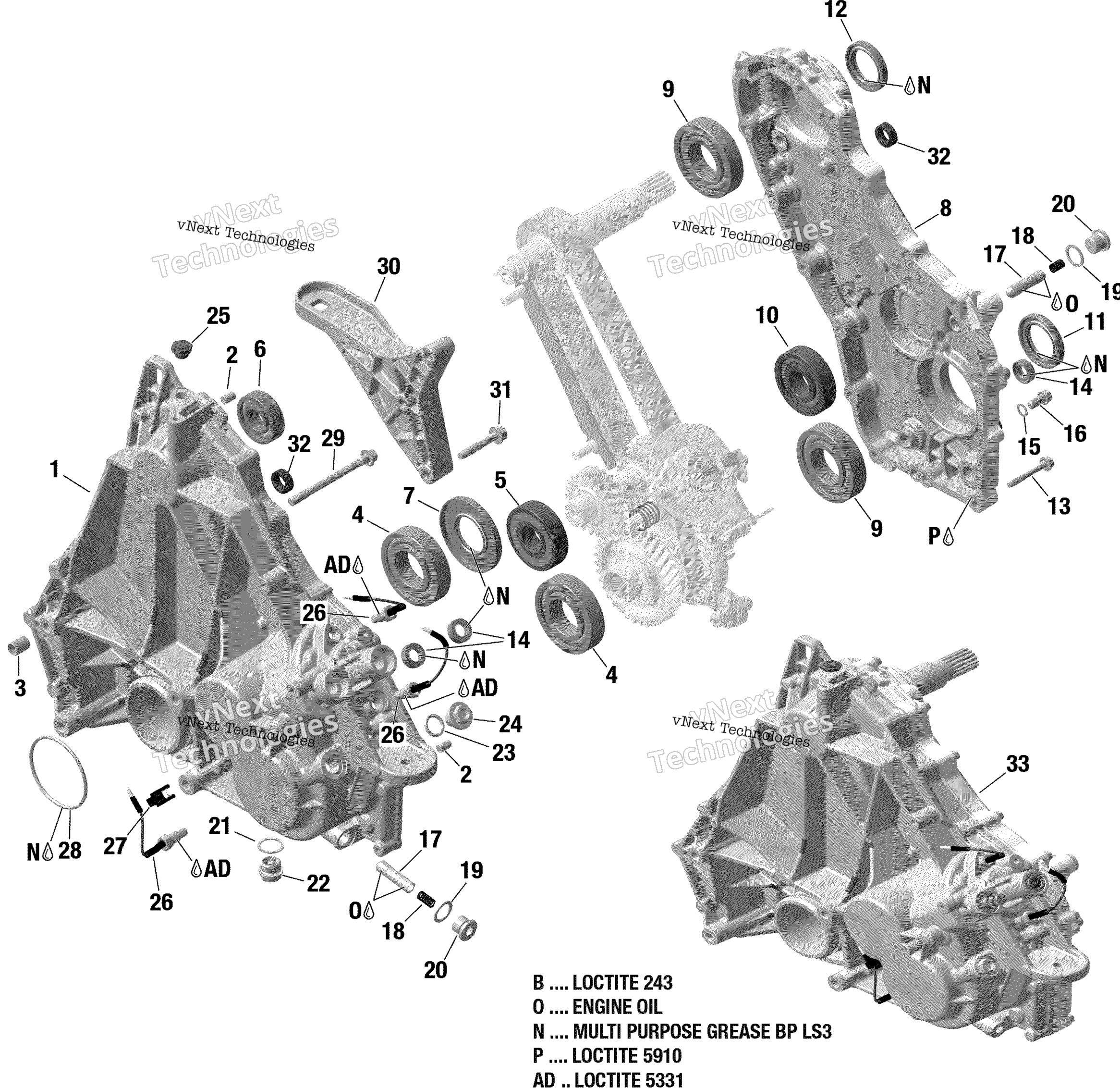 Rotax Gearbox Housing 900 Ace