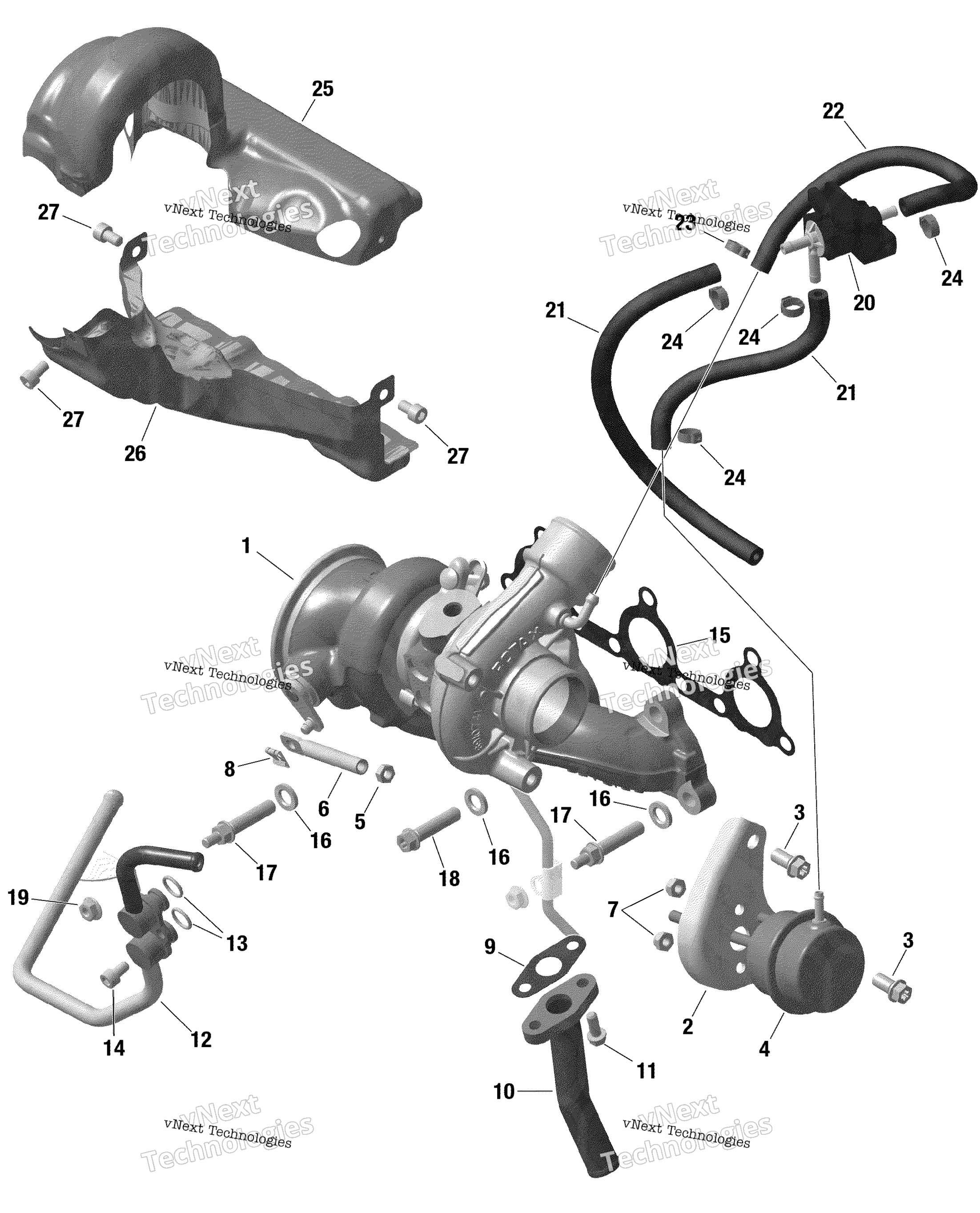 Rotax Turbocharger Turbo Rr