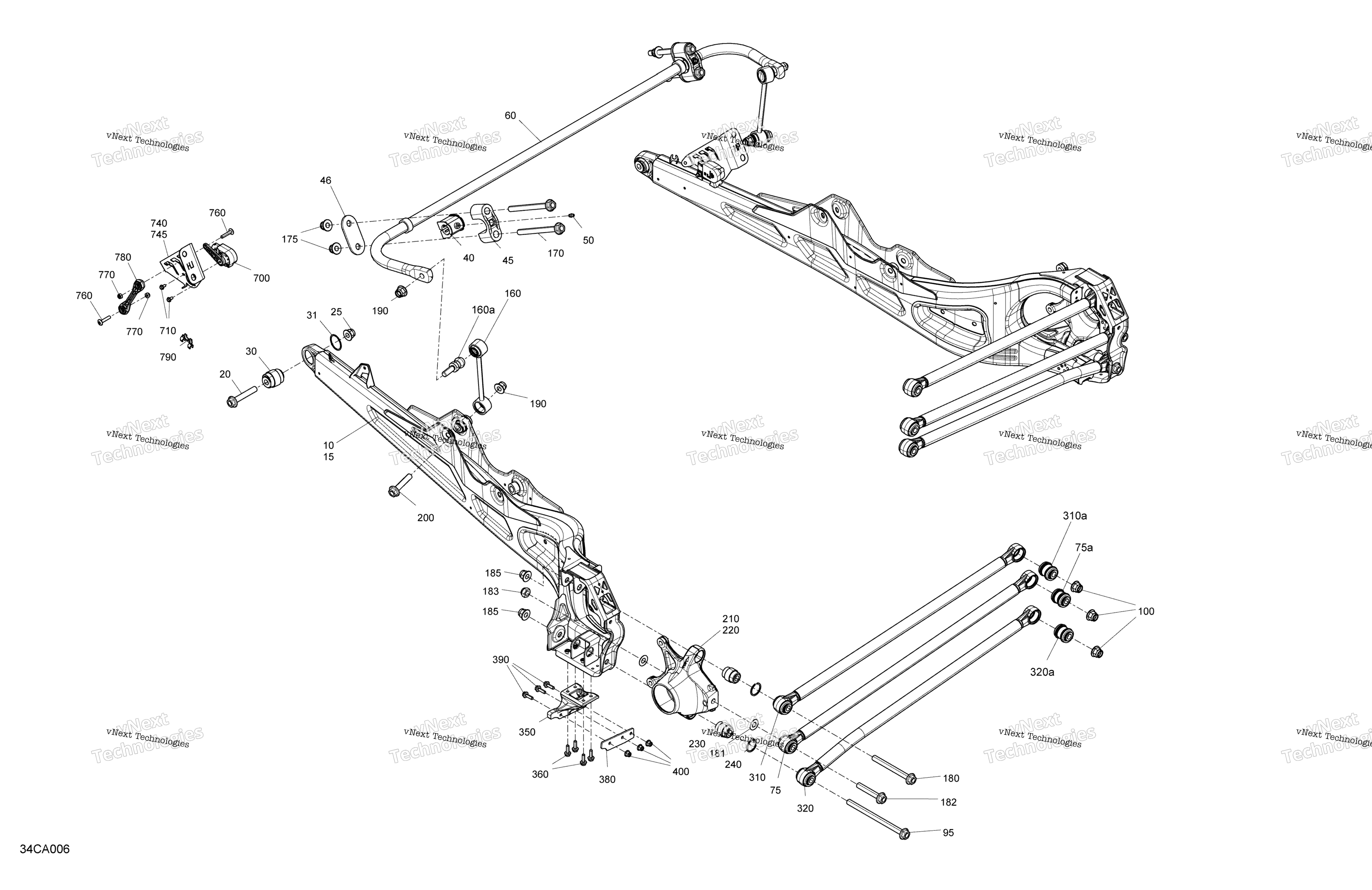 Подвеска - Rear - With Smart-Shox