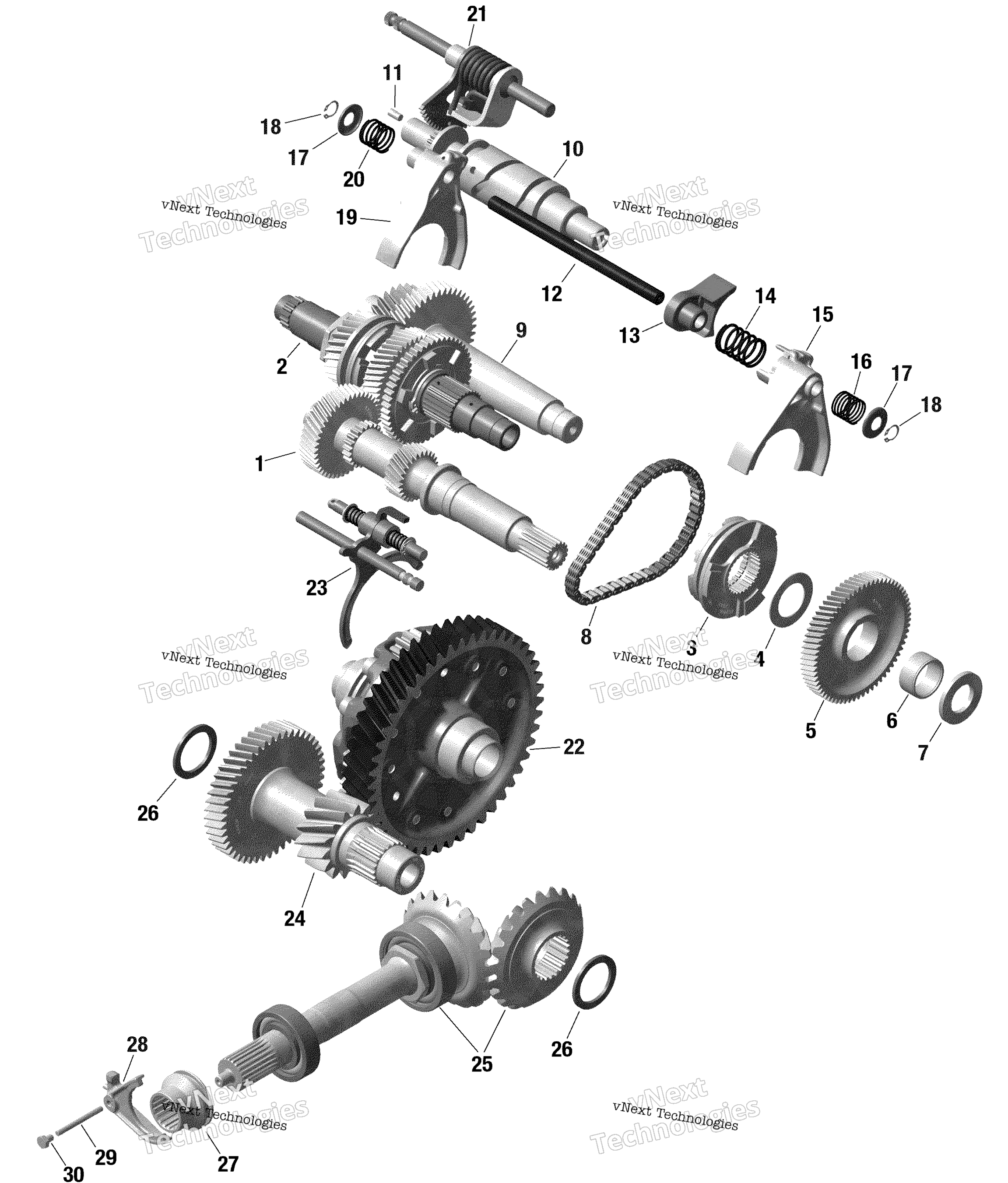 Rotax передача Box 2 803
