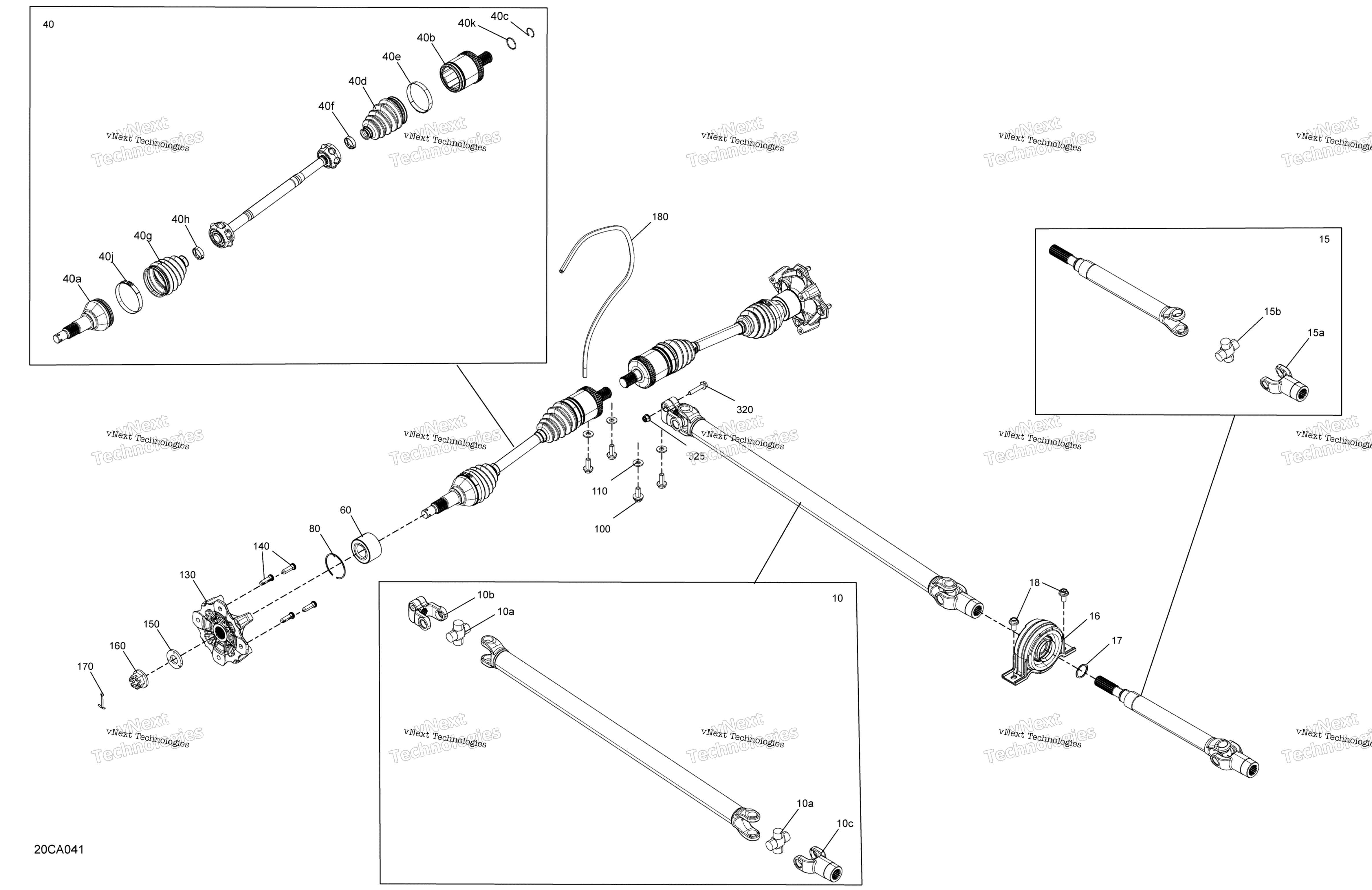 Привод - Front Section - Common Parts