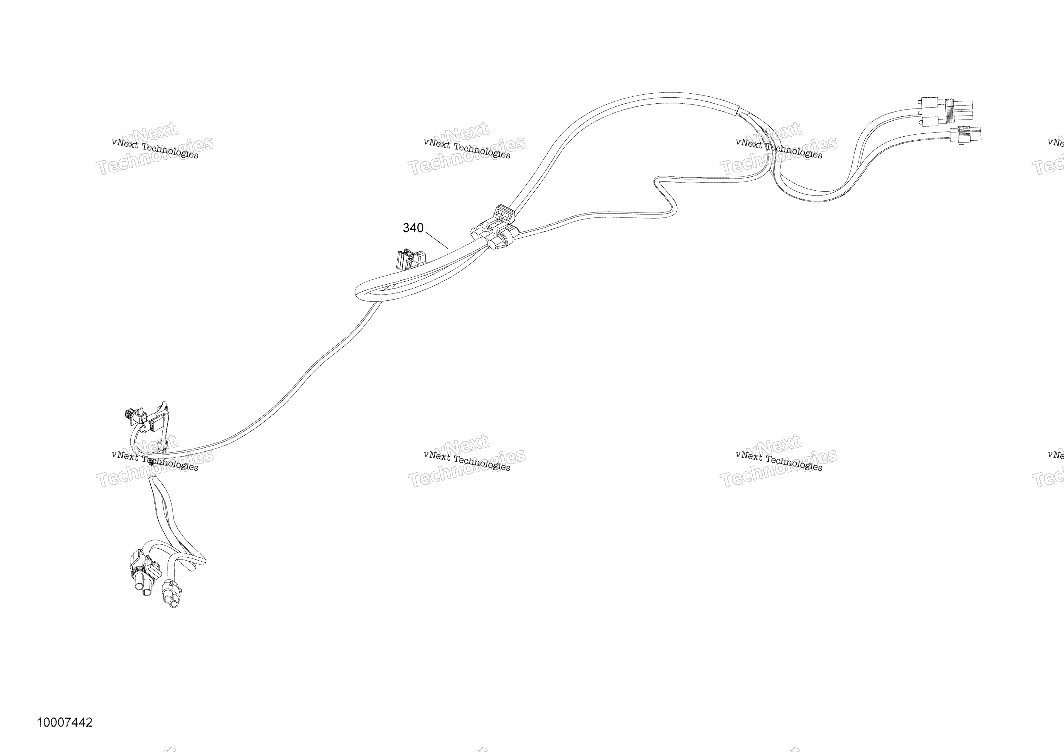 Электрооборудование - Front Wiring Harness