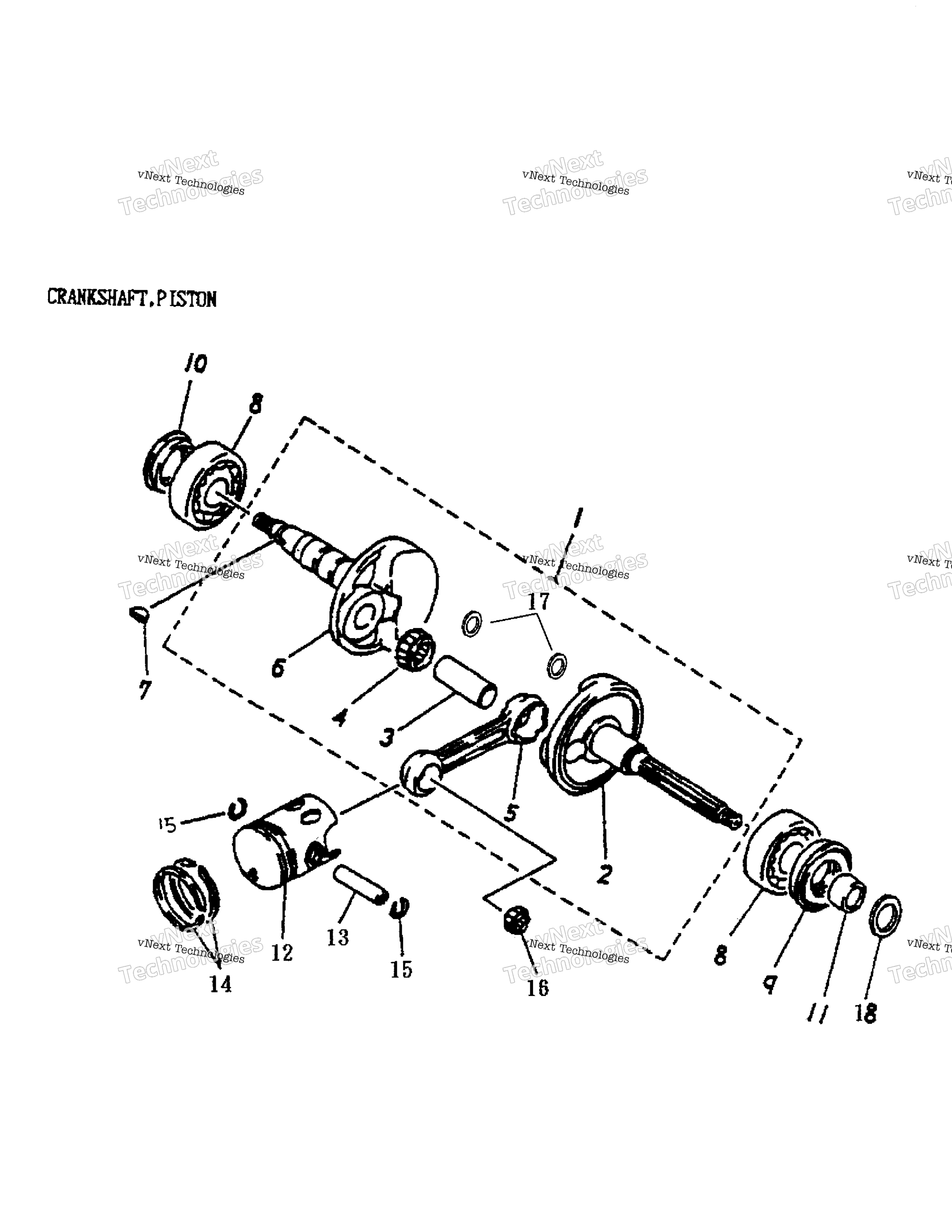 Camshaft, поршень (170A 02)