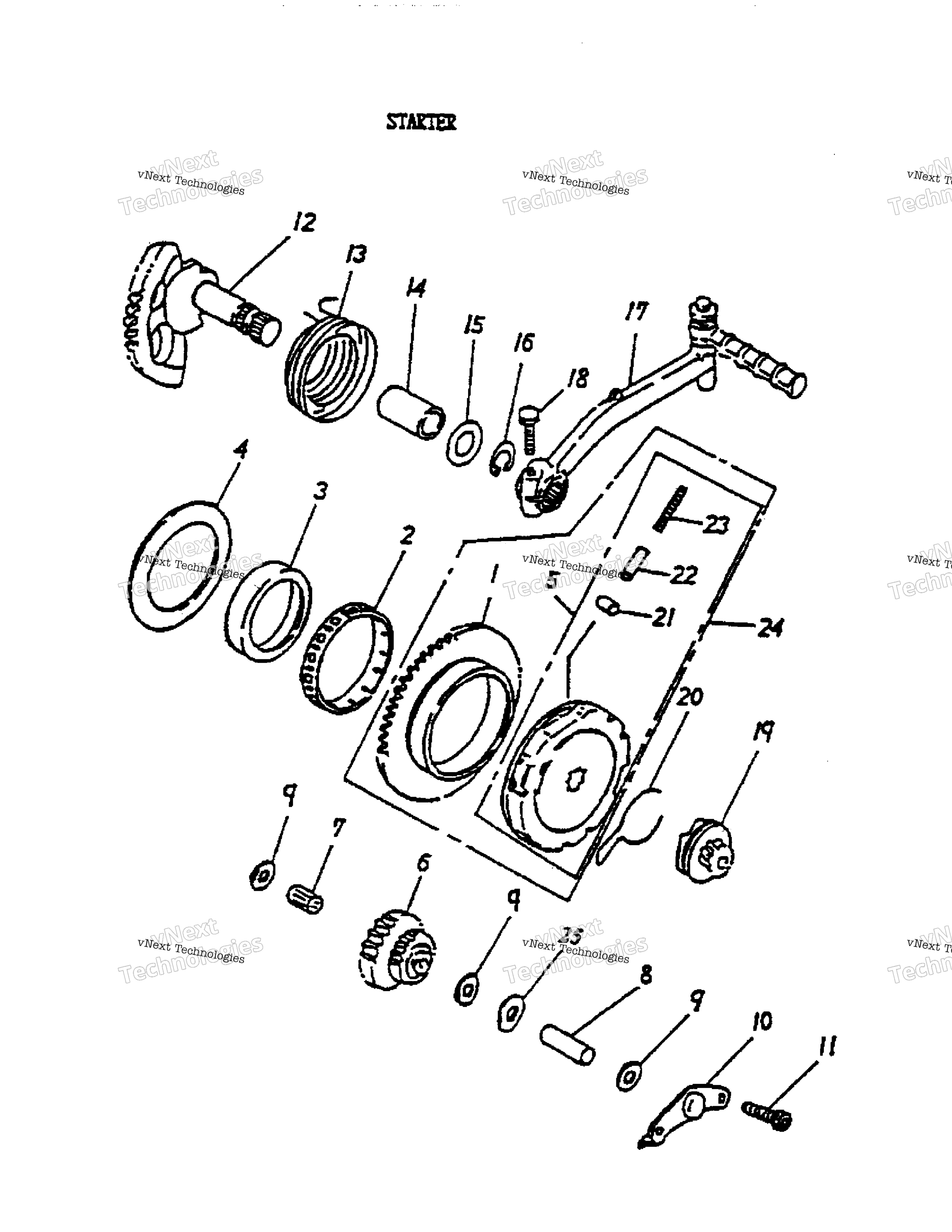 Стартер 166A-09