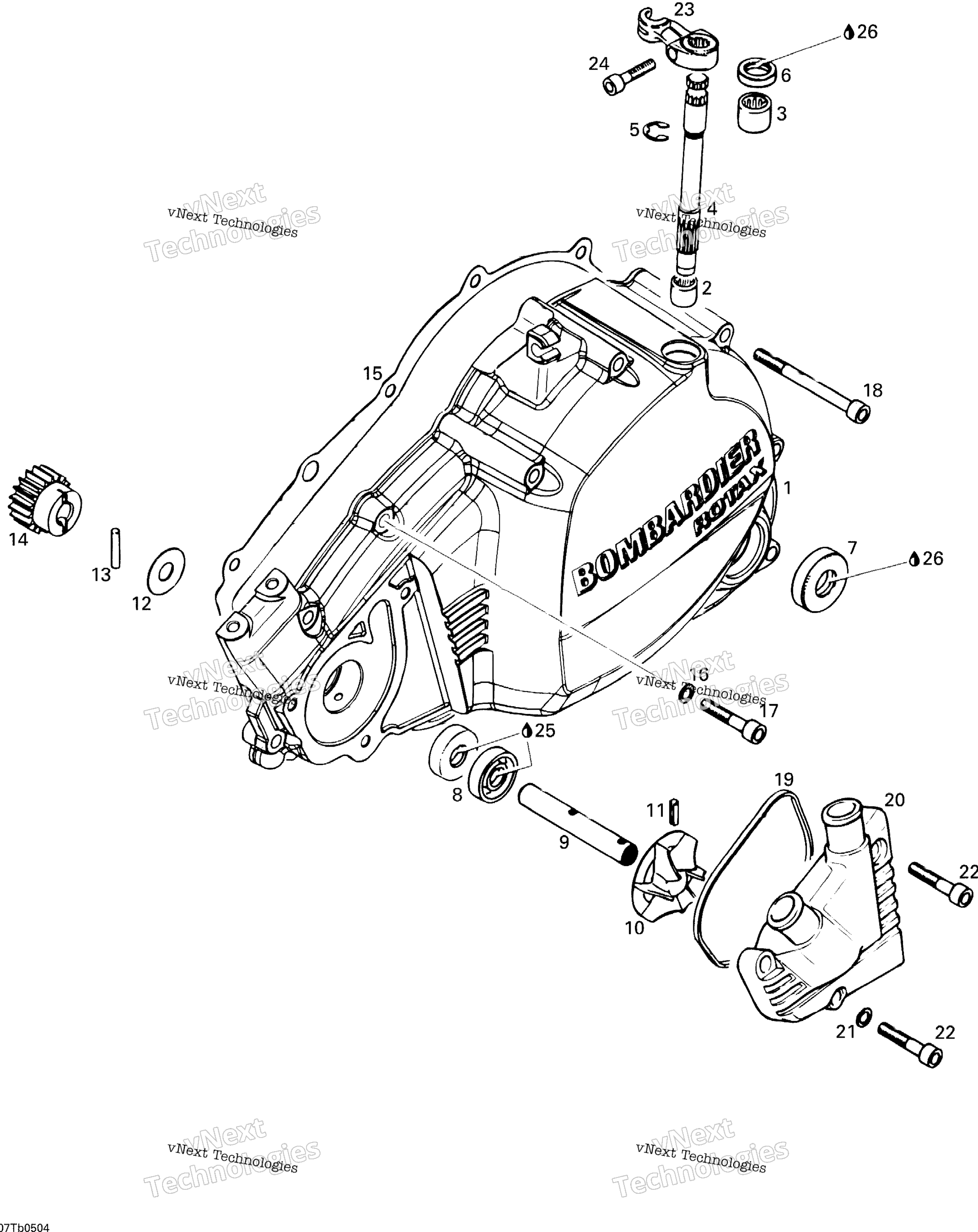 Сцепление Housing And Water Pump