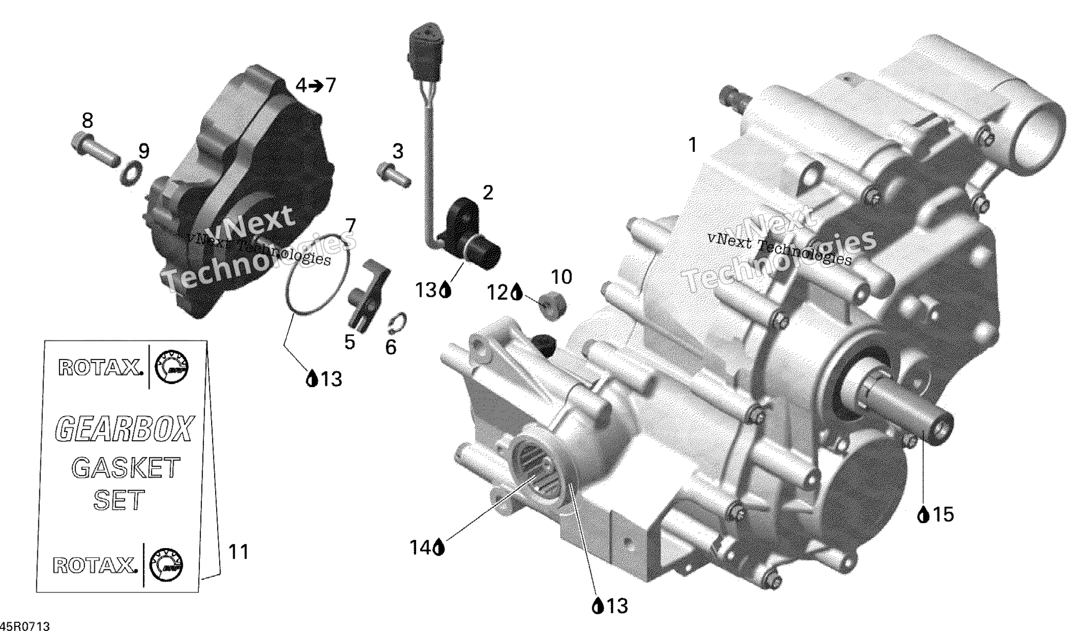 Передача Box Assy And 4X4 Actuator