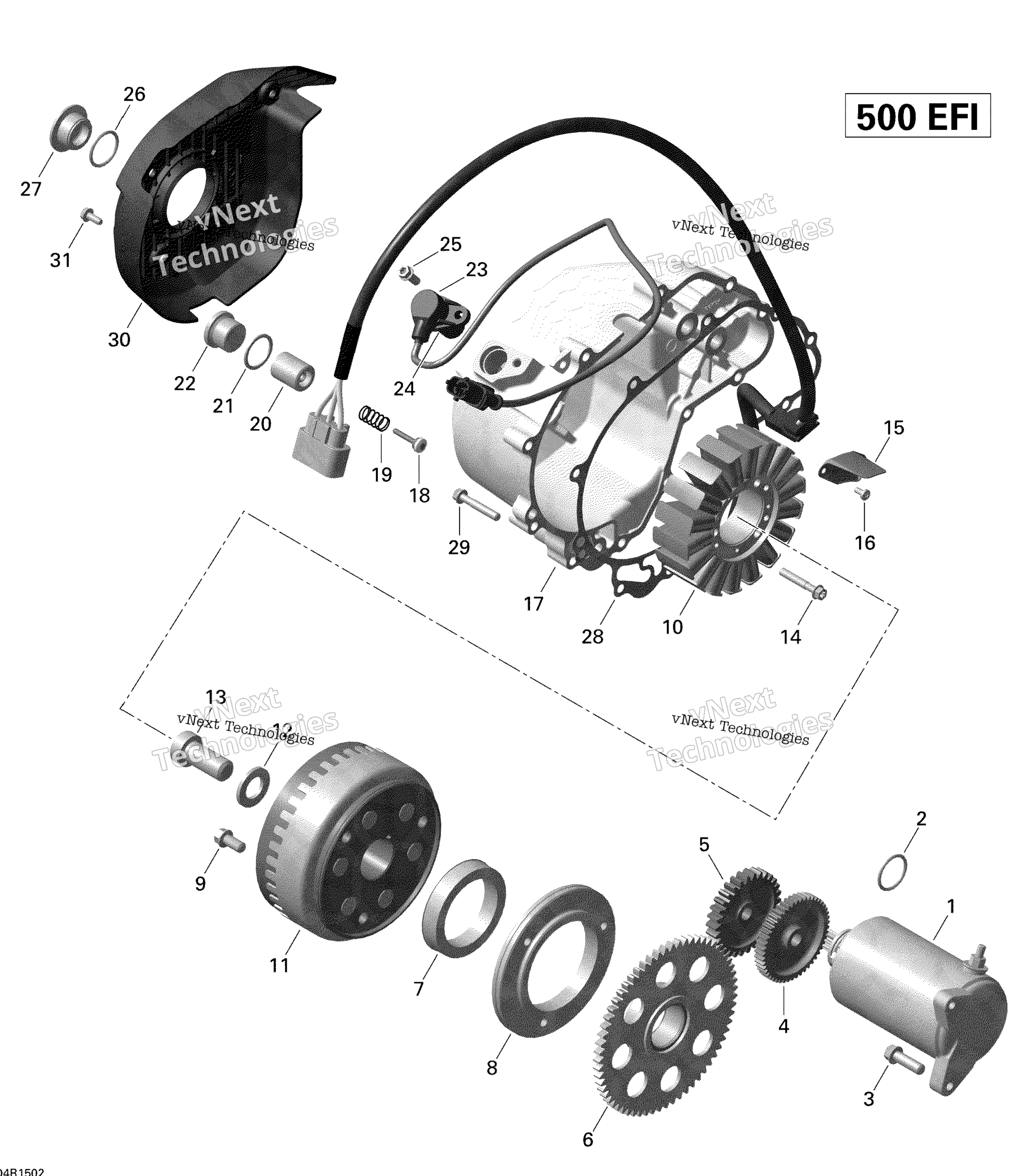 Магнето And Electric Starter Outlander