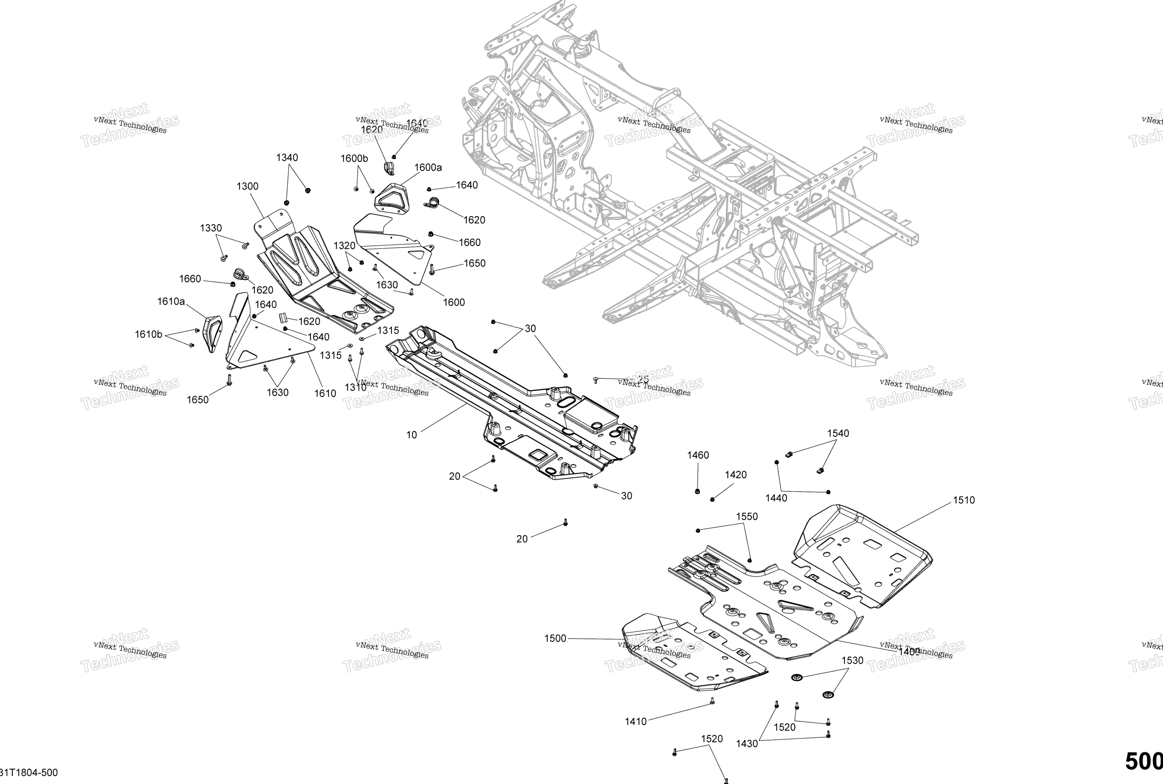 Кузов And Accessories G2 Under Body Parts - Package Hunting