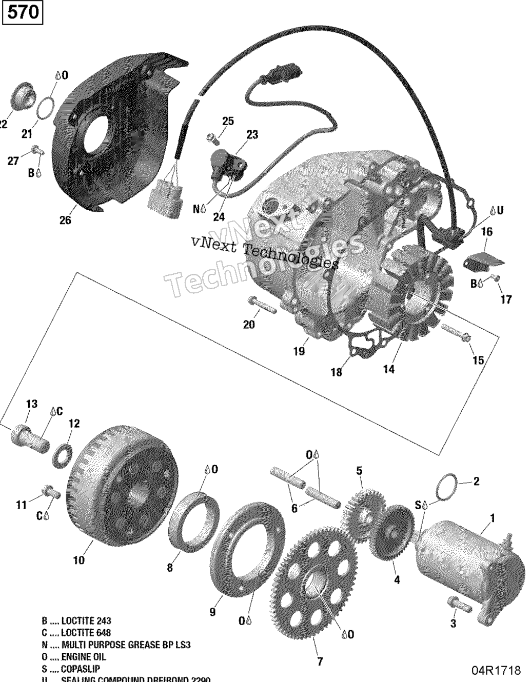 Магнето And Electric Starter - 570 Efi (With Dps)