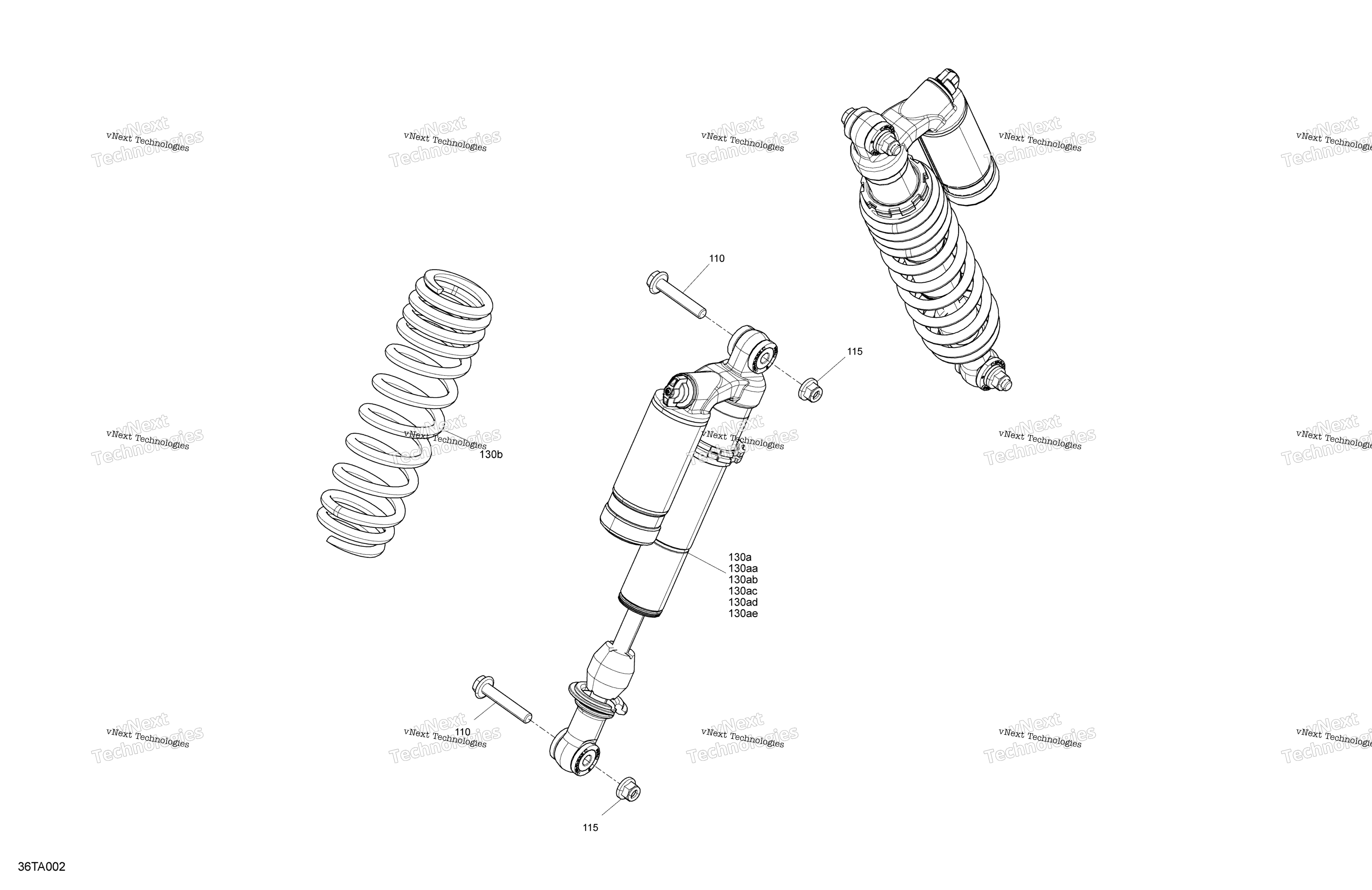 Подвеска - Front Shocks - Xtp