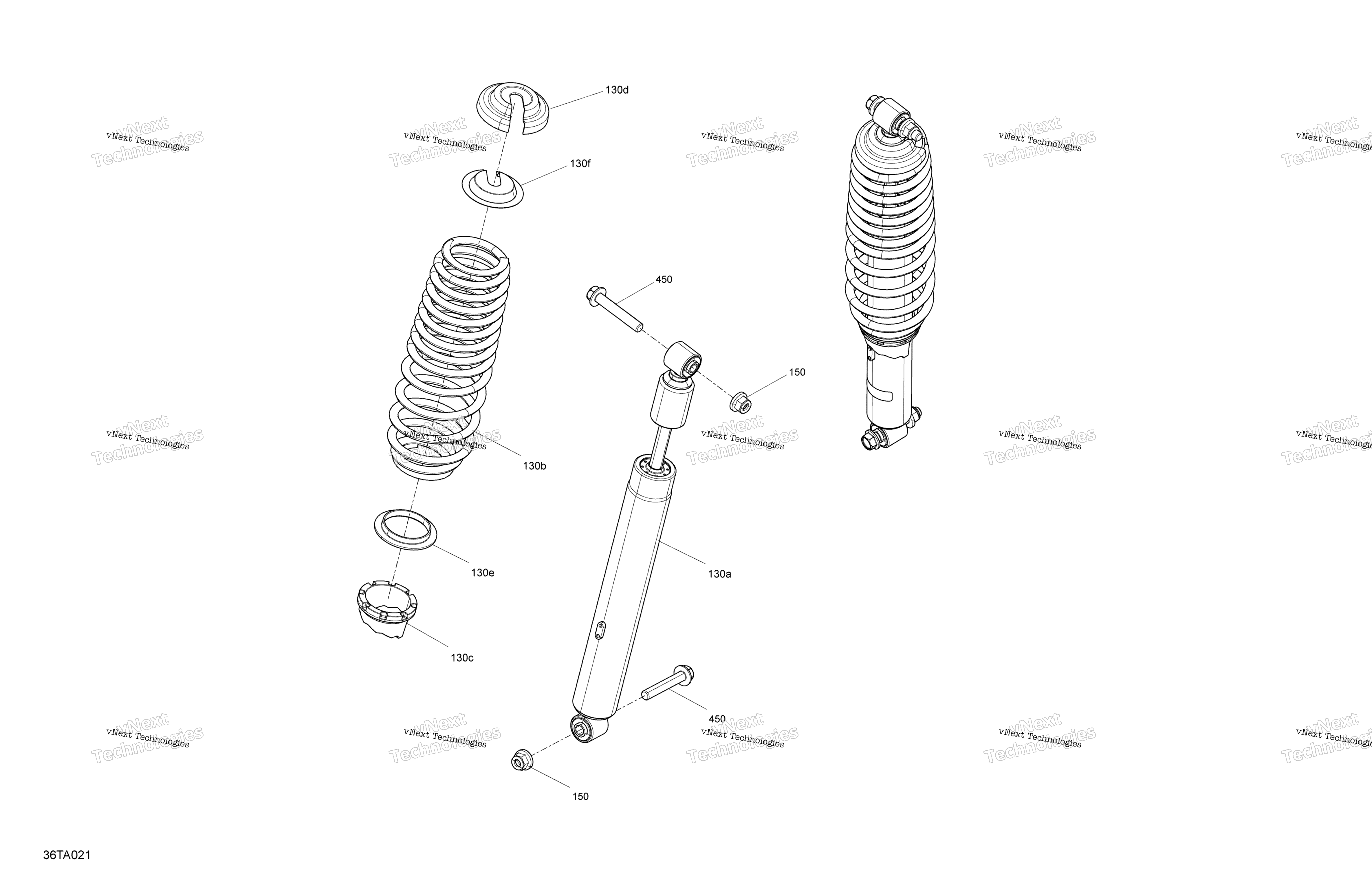 Подвеска - Rear Shocks - Dps