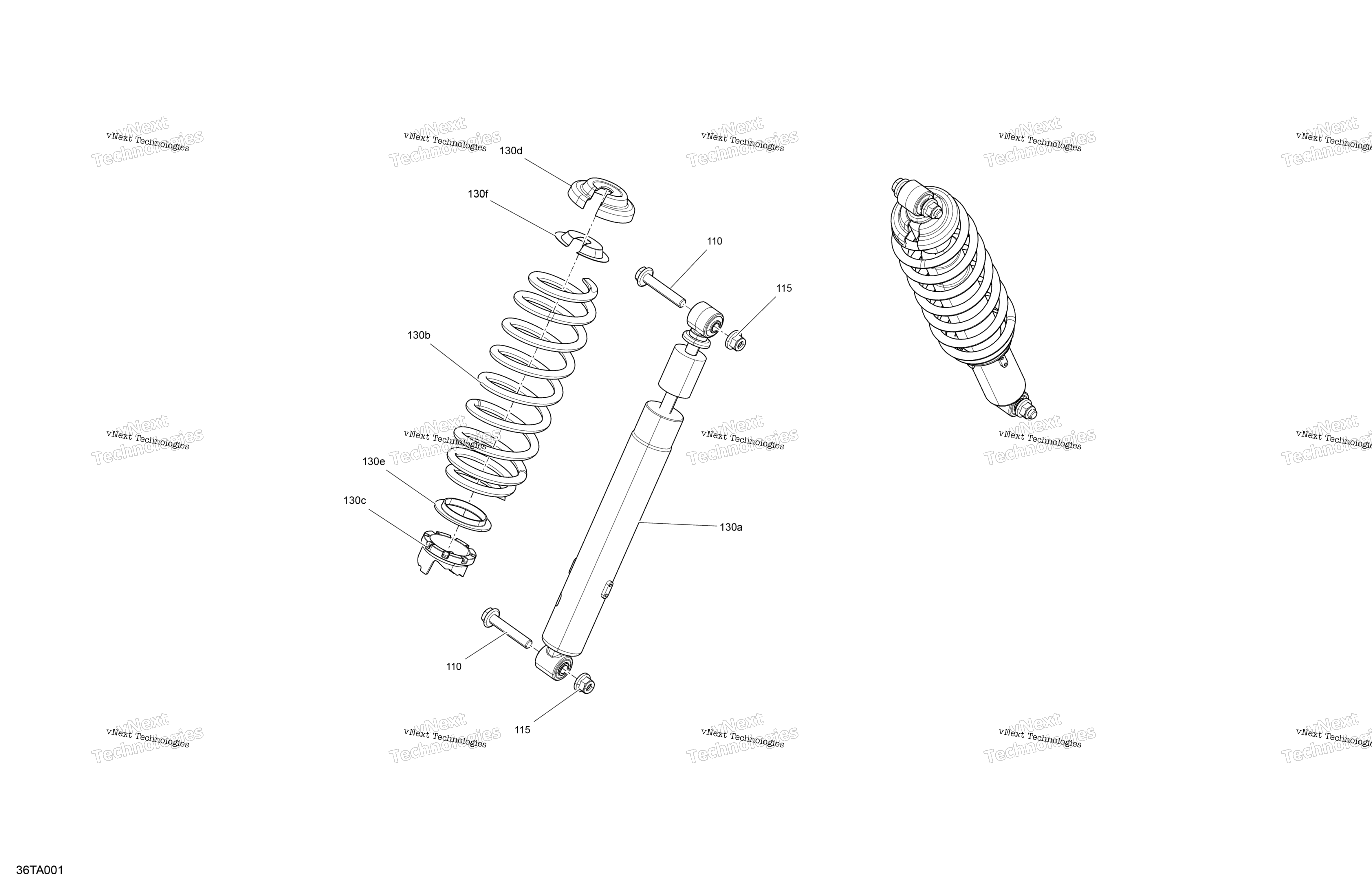 Подвеска - Front Shocks - Dps