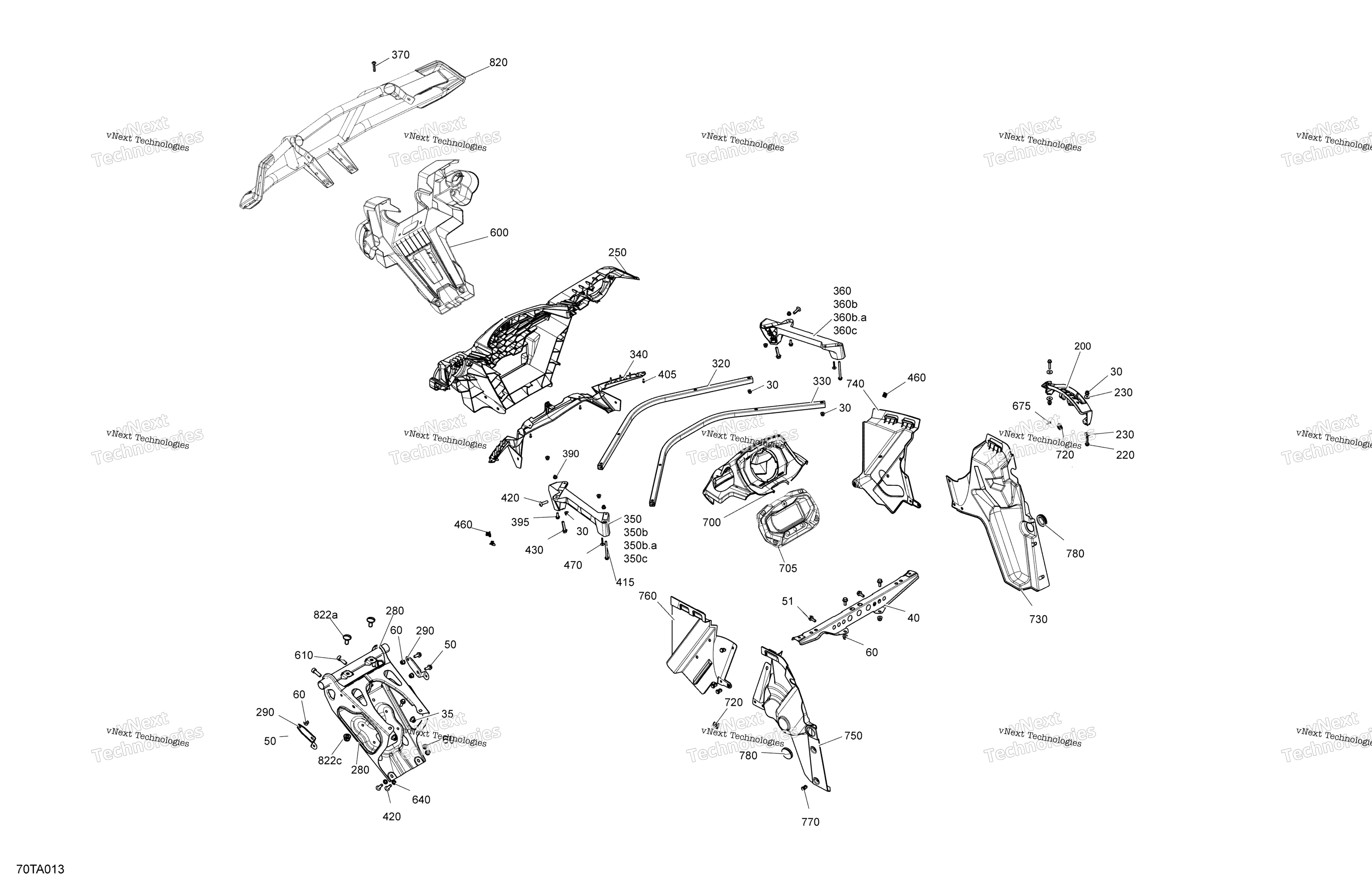 кузов передний Section