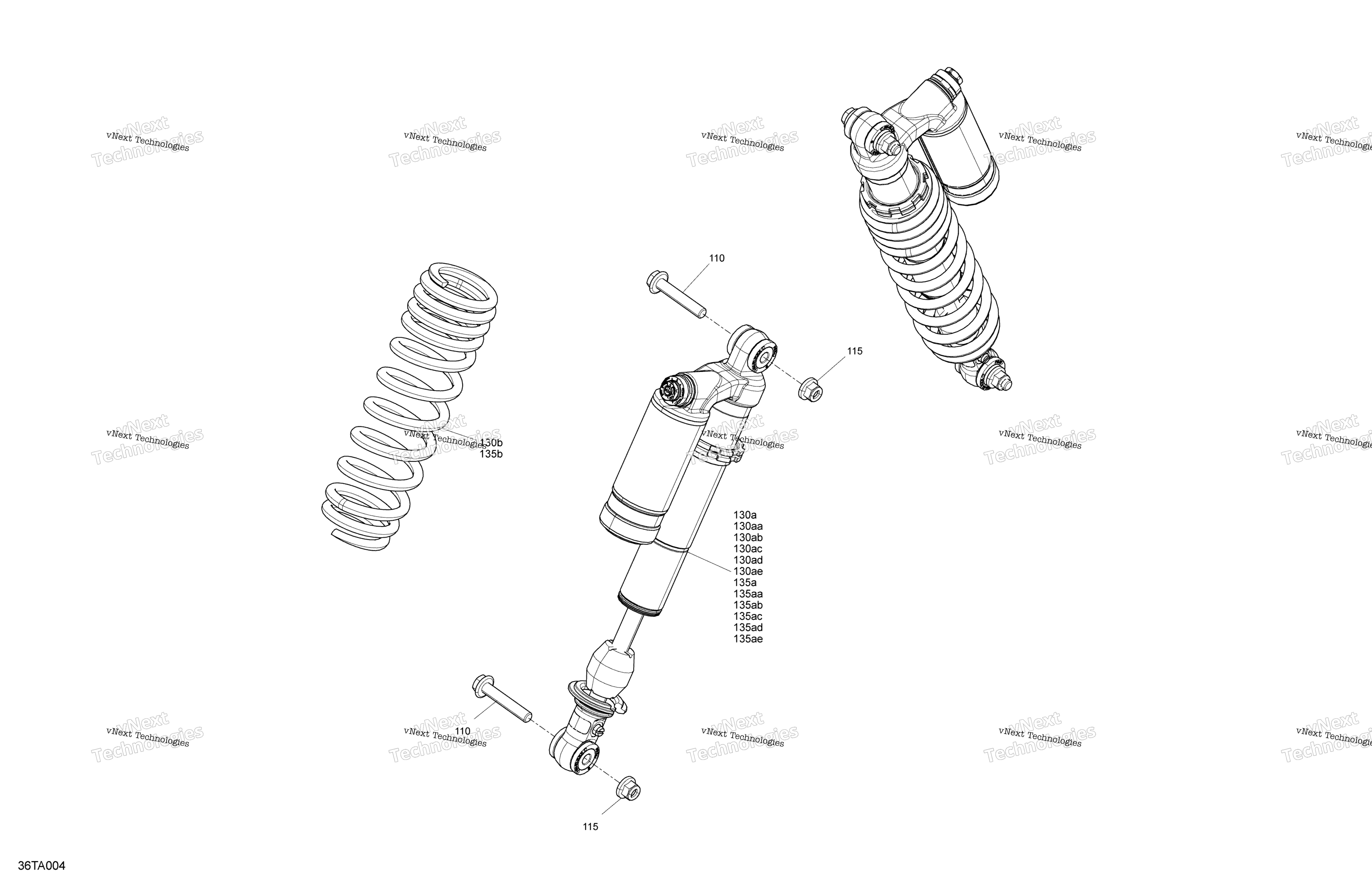 Подвеска - Front Shocks - Xxc