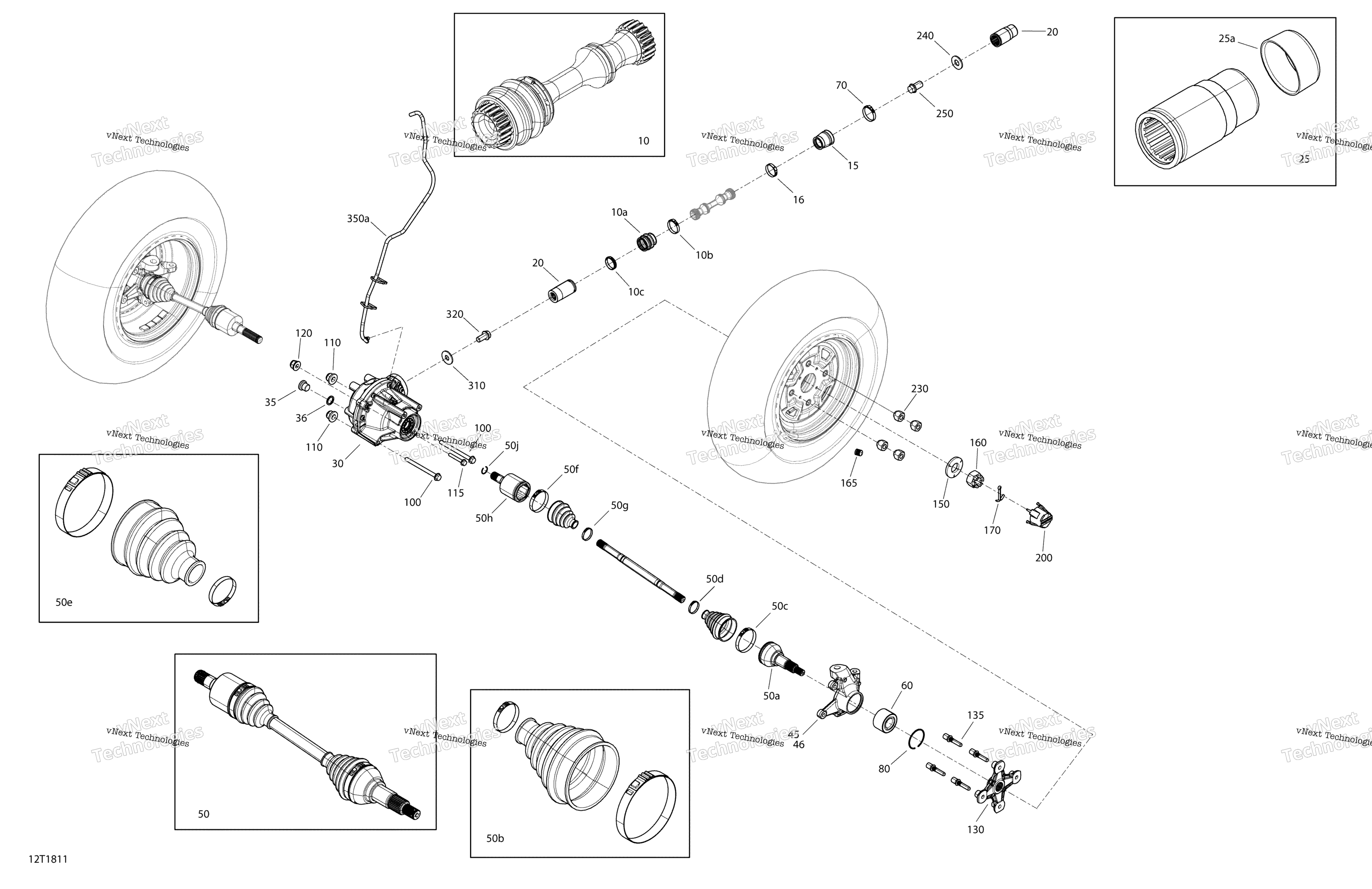 Передняя часть Drive - Common Parts - 1000 - 1000R