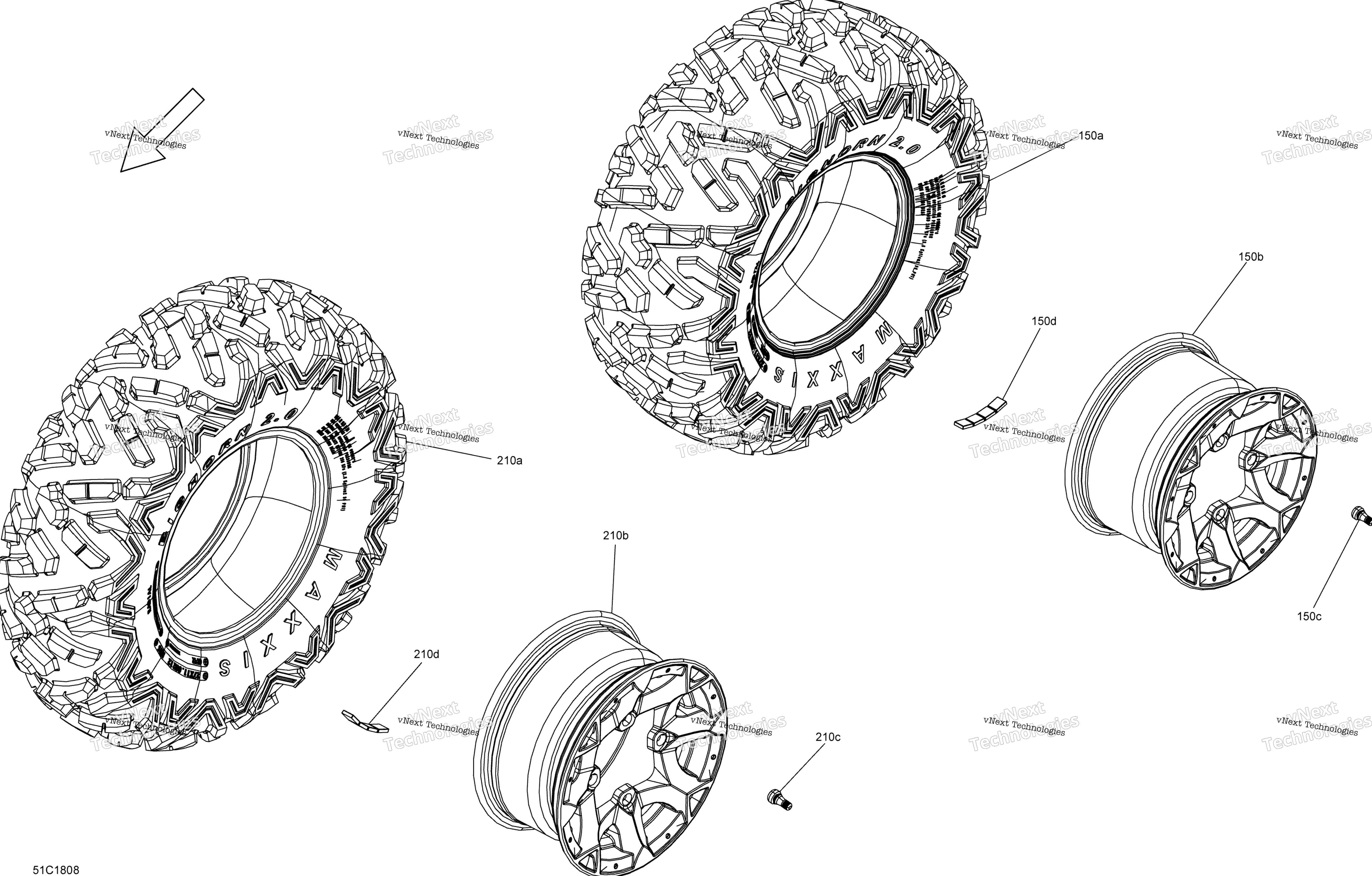 Колёса And Tires Maverick - Package Xcdps