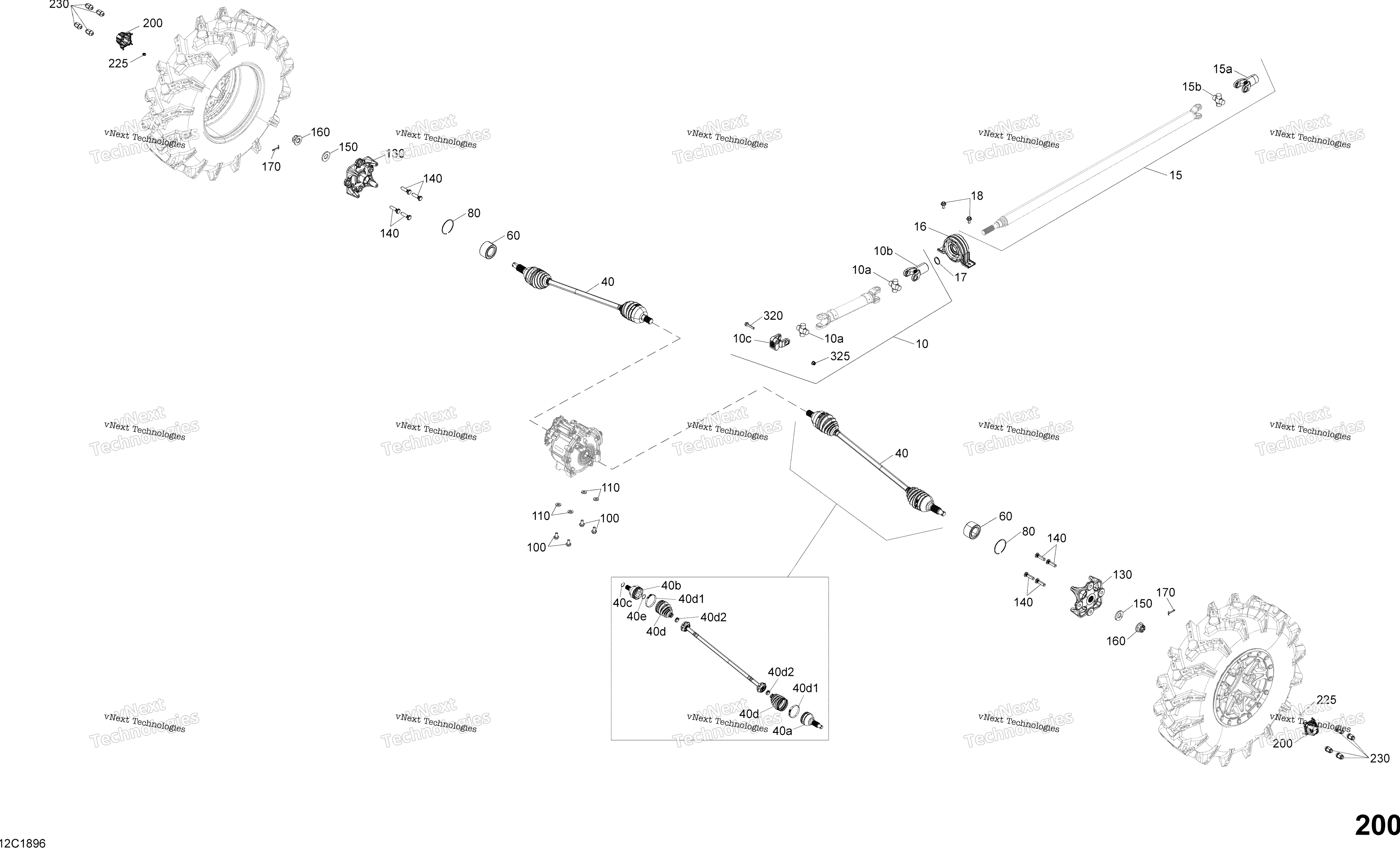 Передняя часть Drive - Main Parts - Xrs Dps - Sml