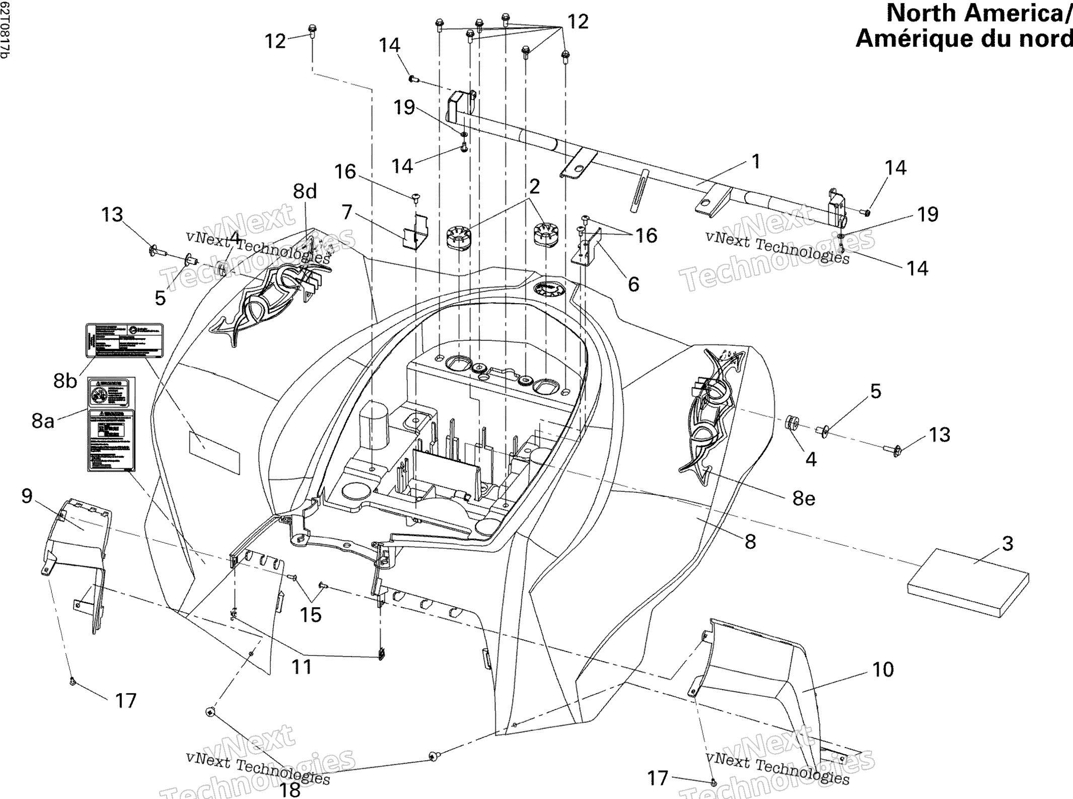 Задняя часть Fender North America