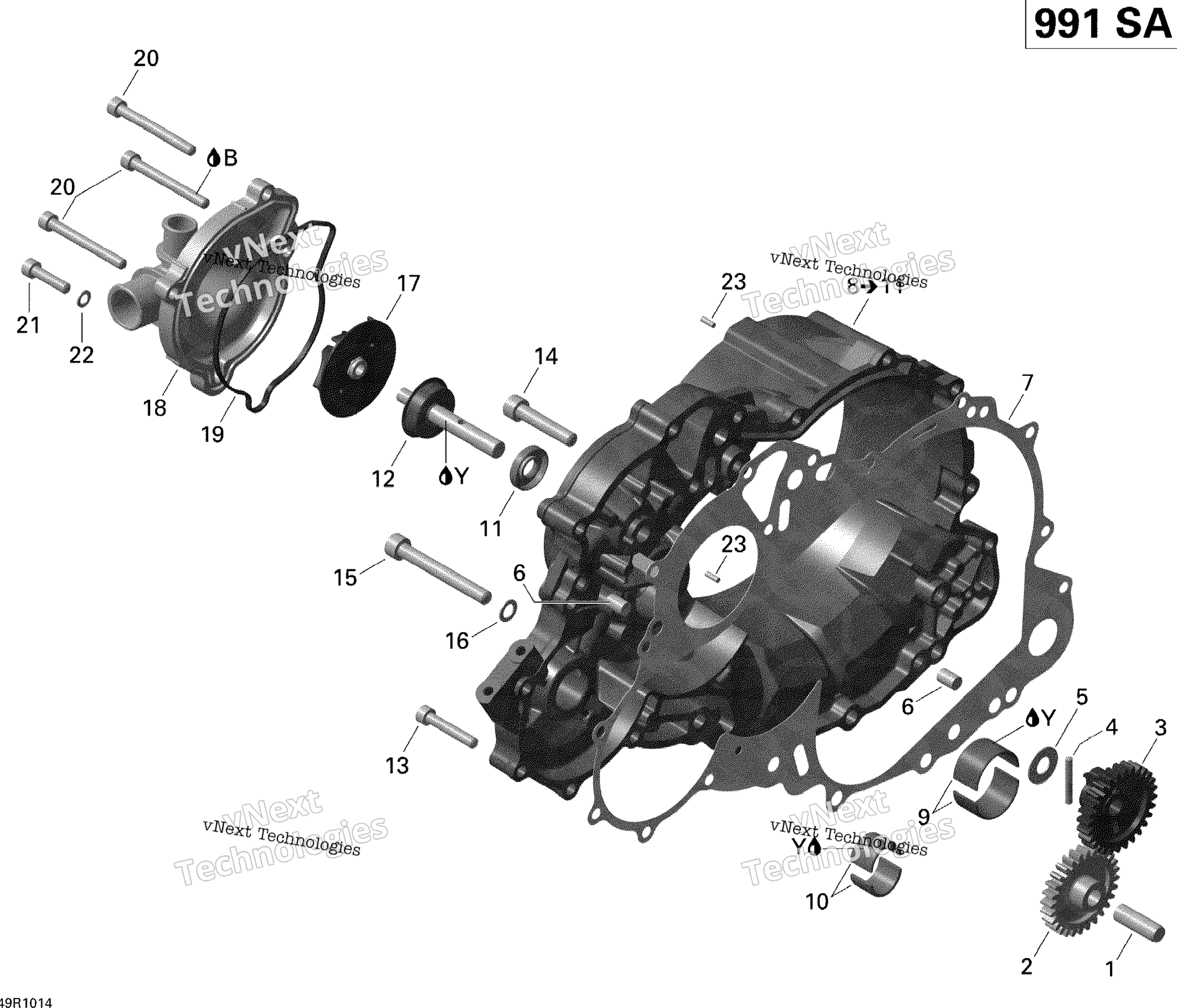Сцепление Cover And Water Pump