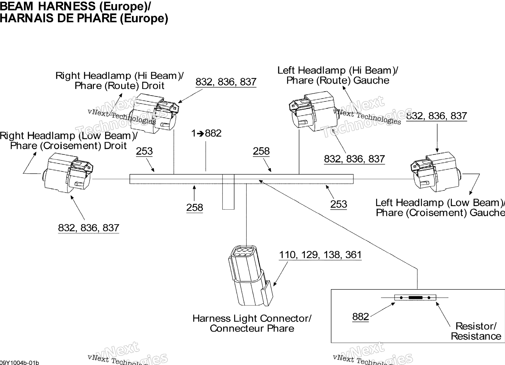 Beam жгут Европа