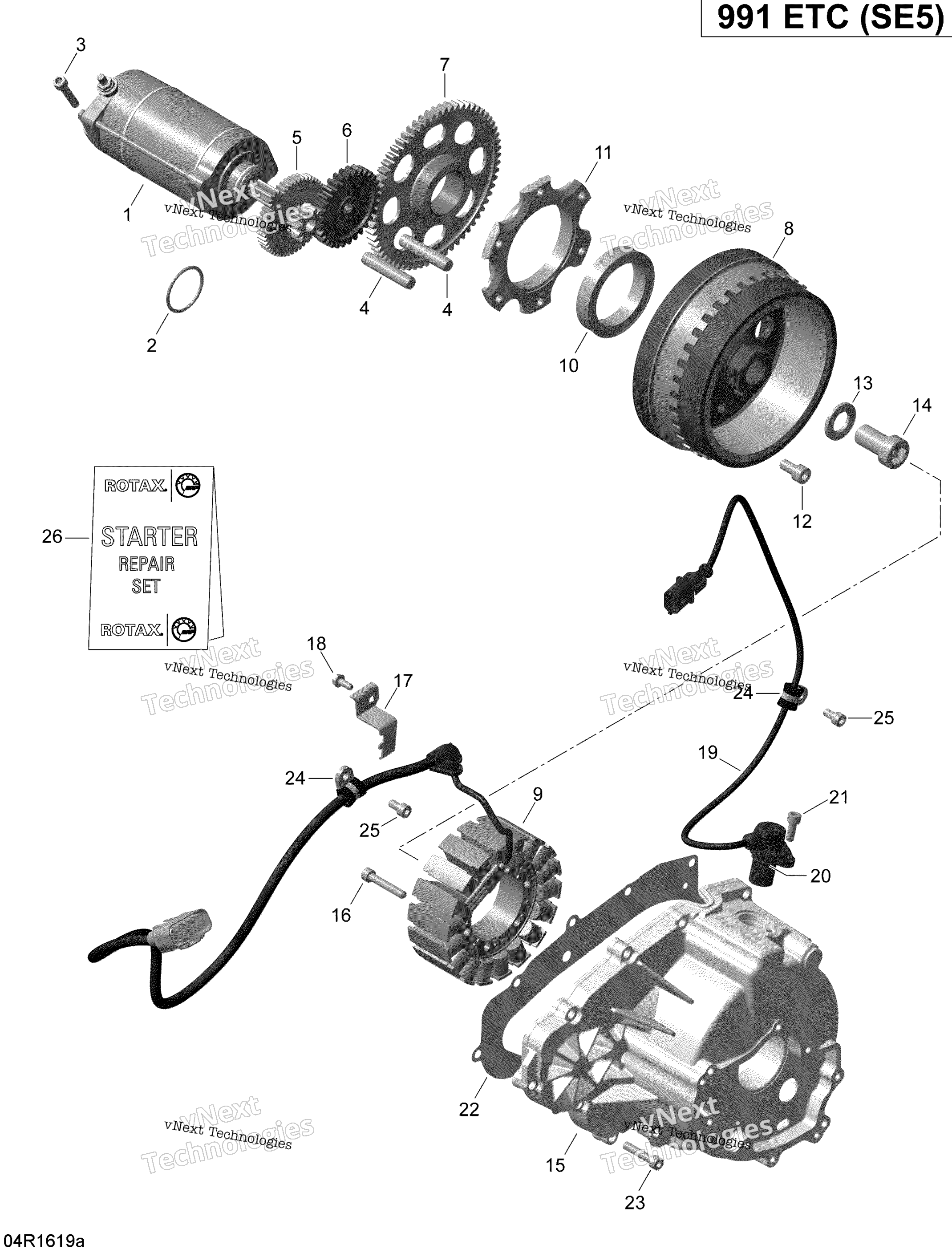 Магнето And Electric Starter 500W - Rs-S_Se5