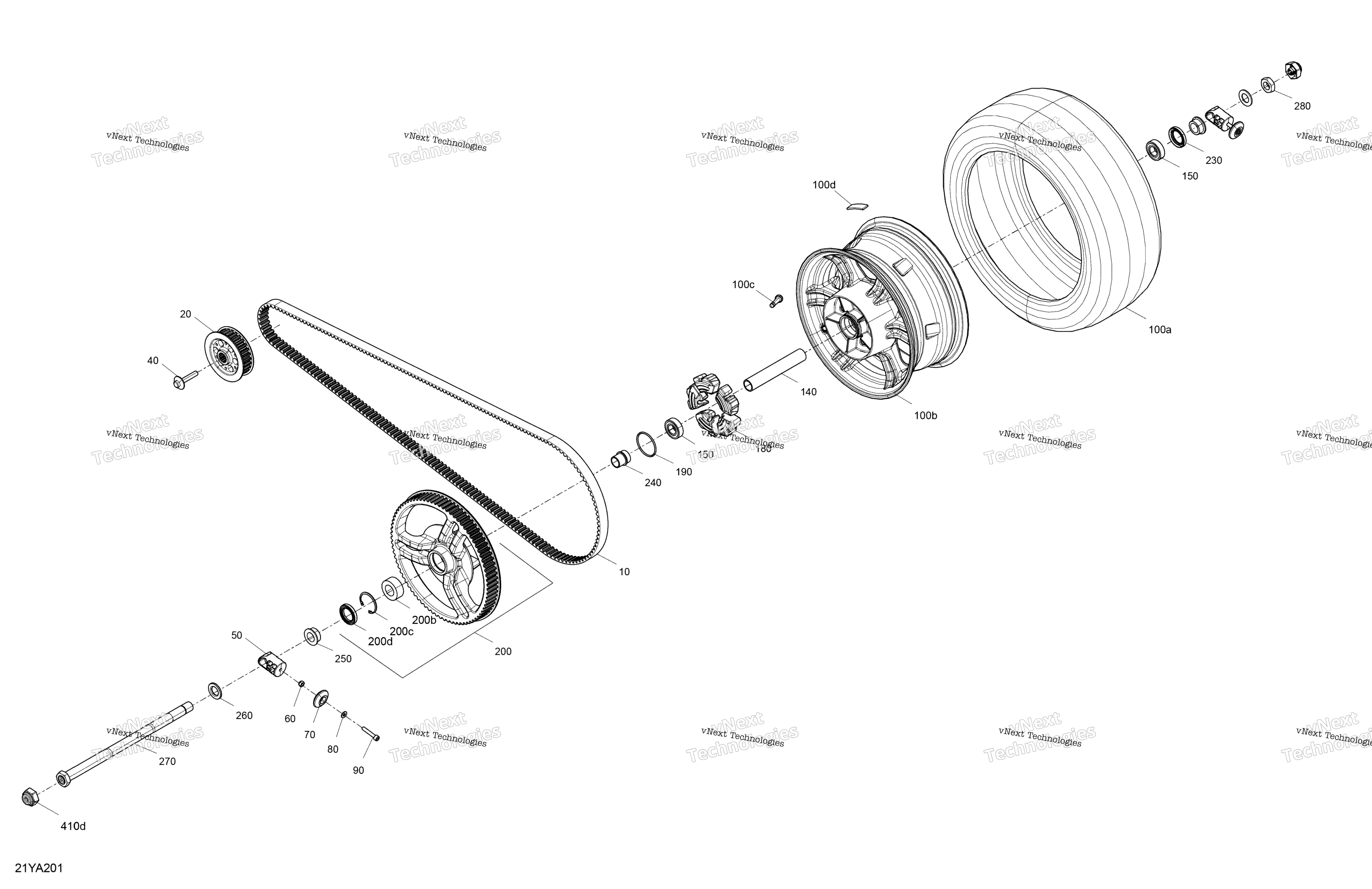 Привод - Rear Common Parts - International