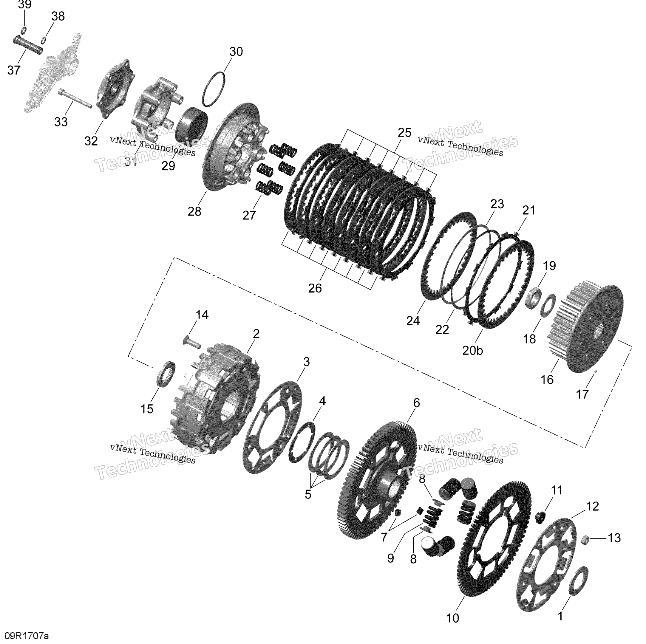 Rotax сцепление Se6