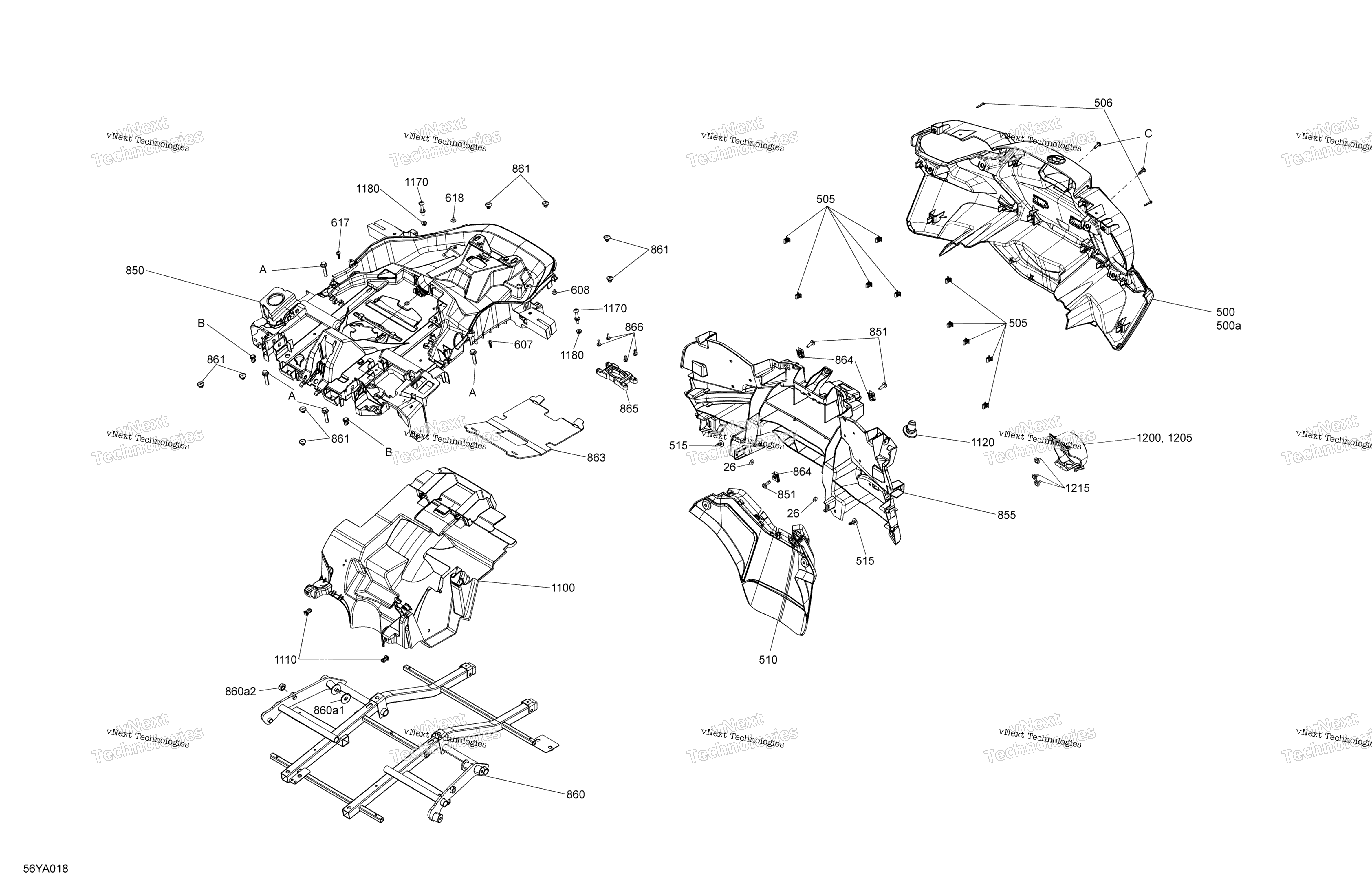 кузов багажник Structure и задний Fenders Japan