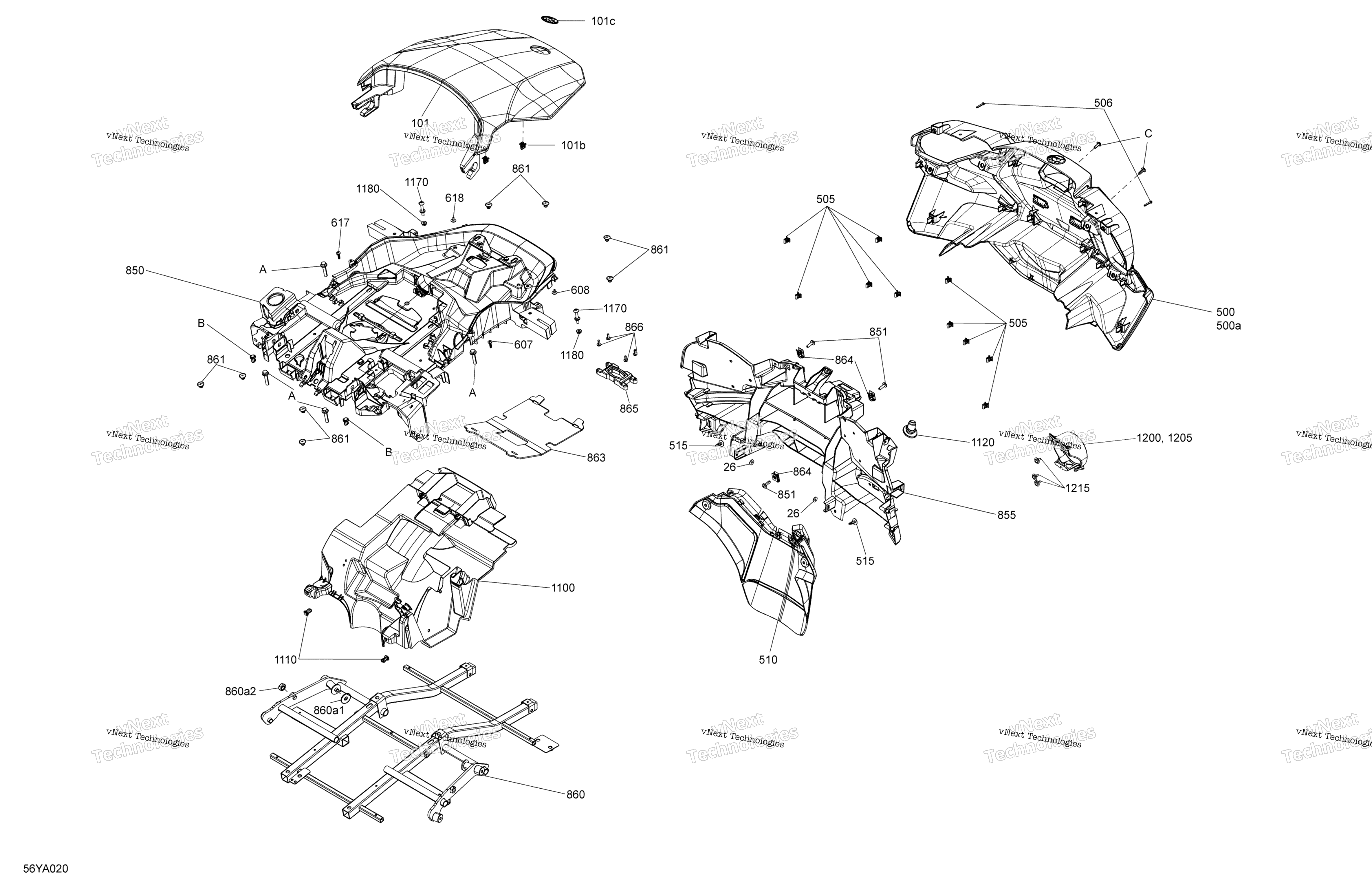 кузов багажник Structure и задний Fenders Japan