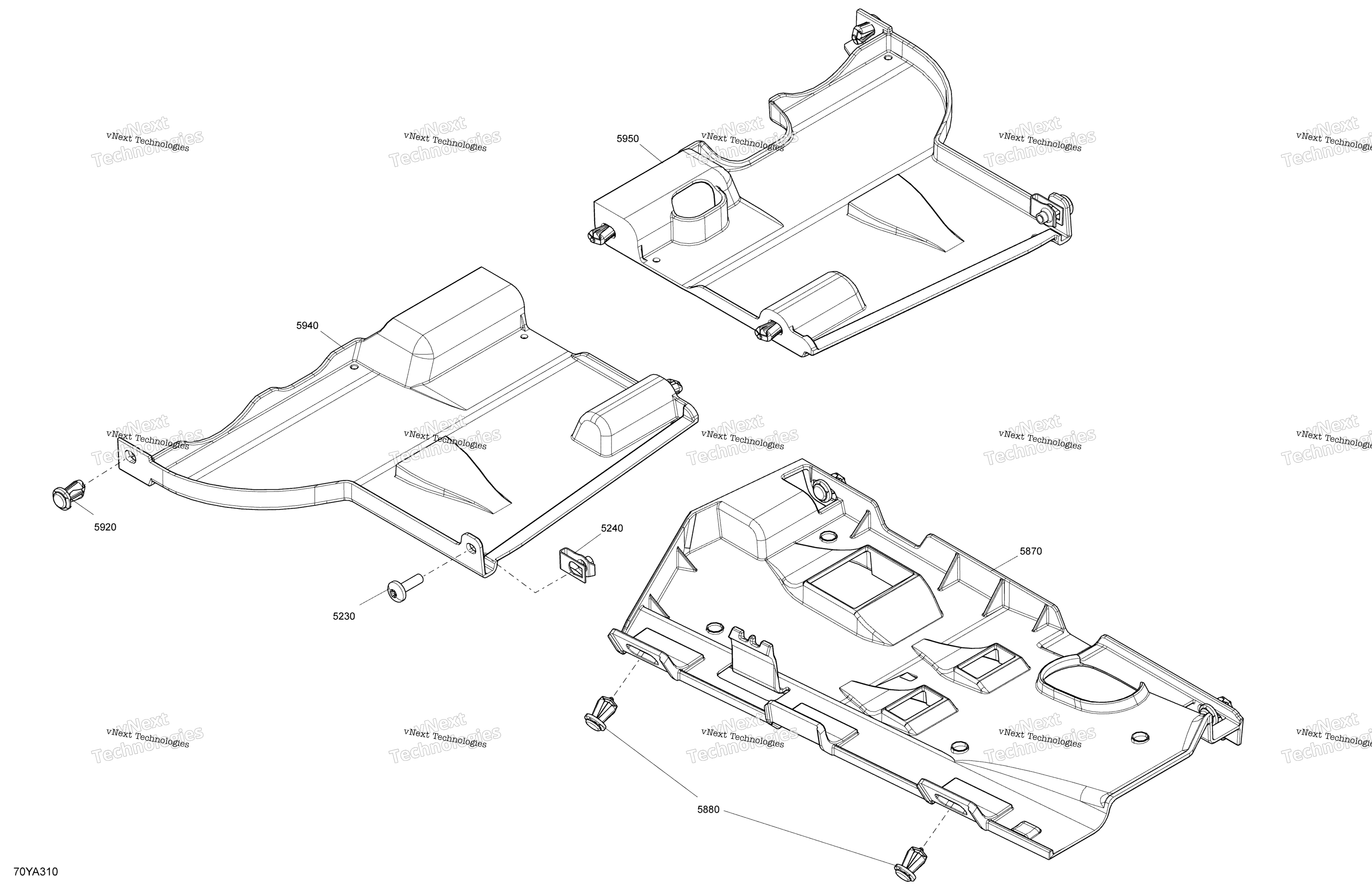 кузов Skid Plate