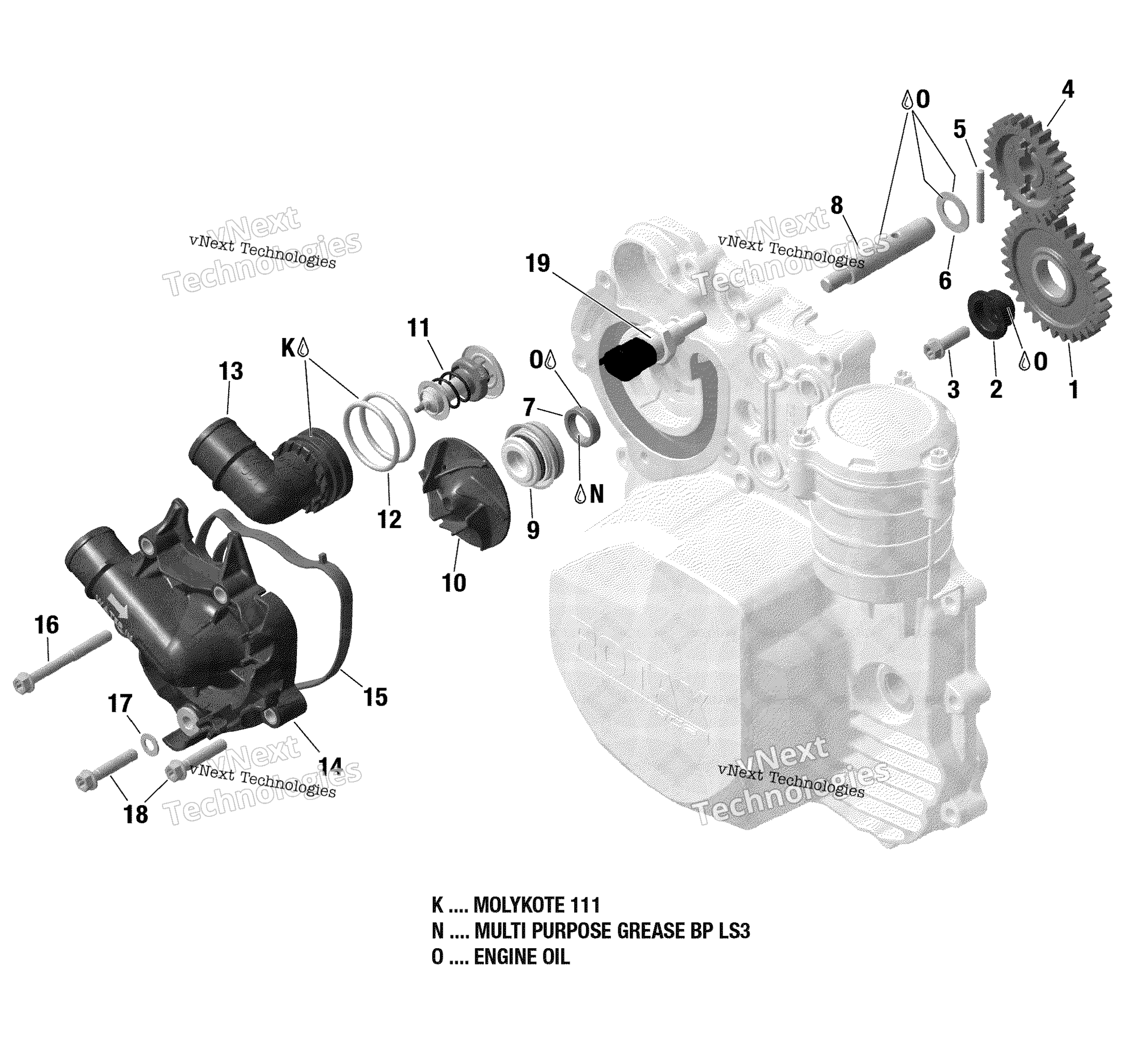 Rotax двигатель охлаждение 900 Ace
