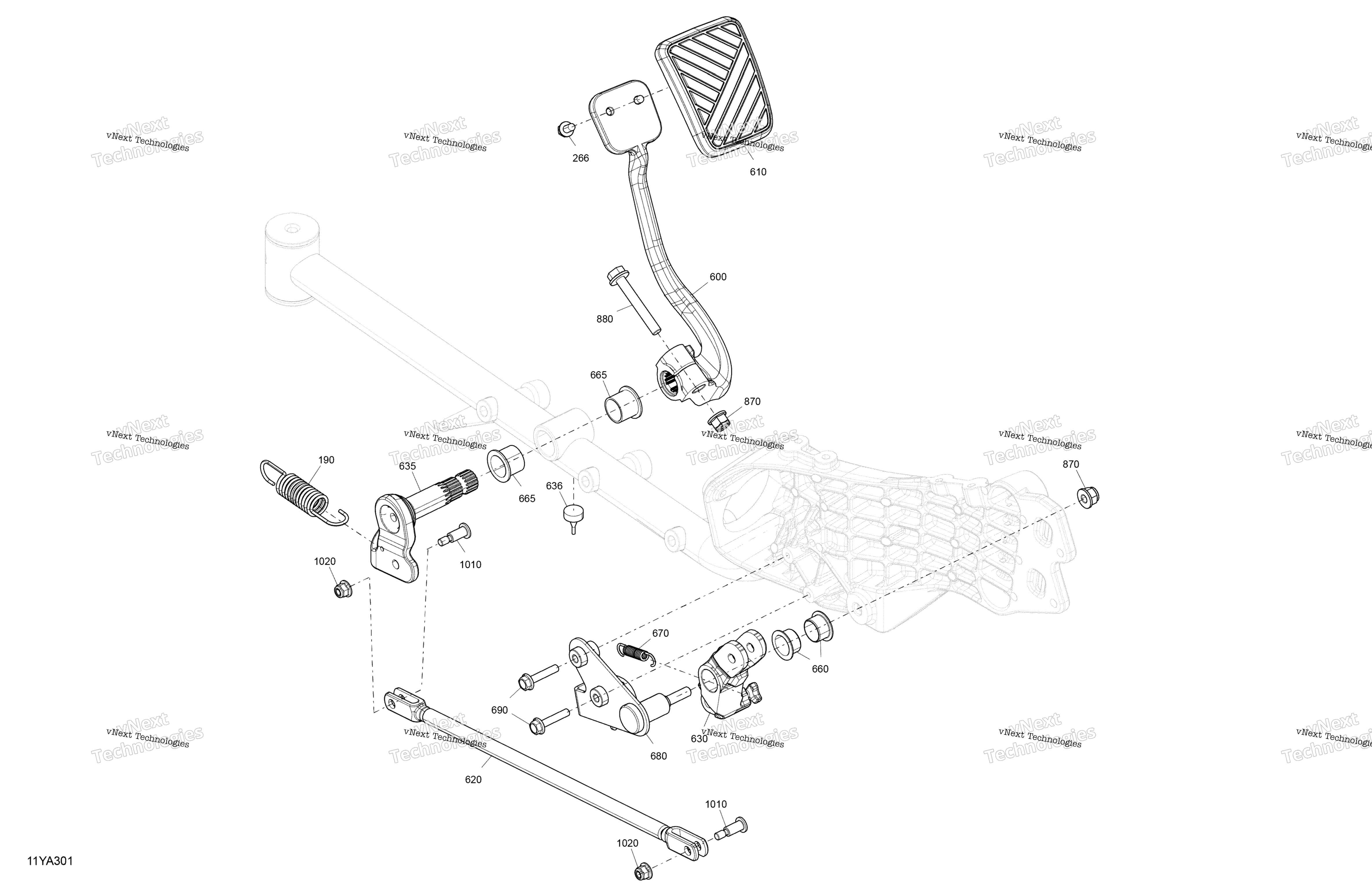 Mechanic Pedal тормоз
