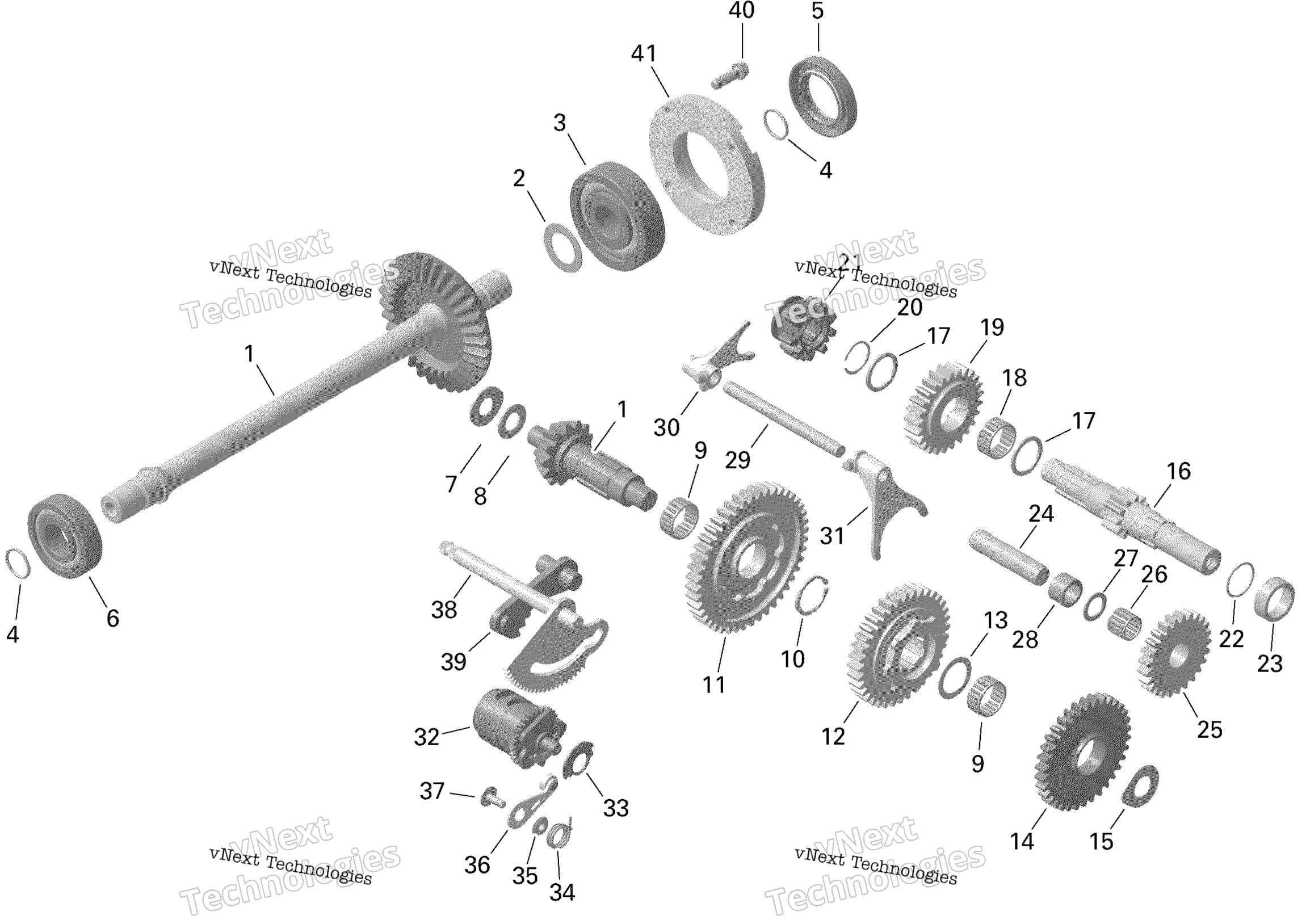 Rotax передача Box и Components 1