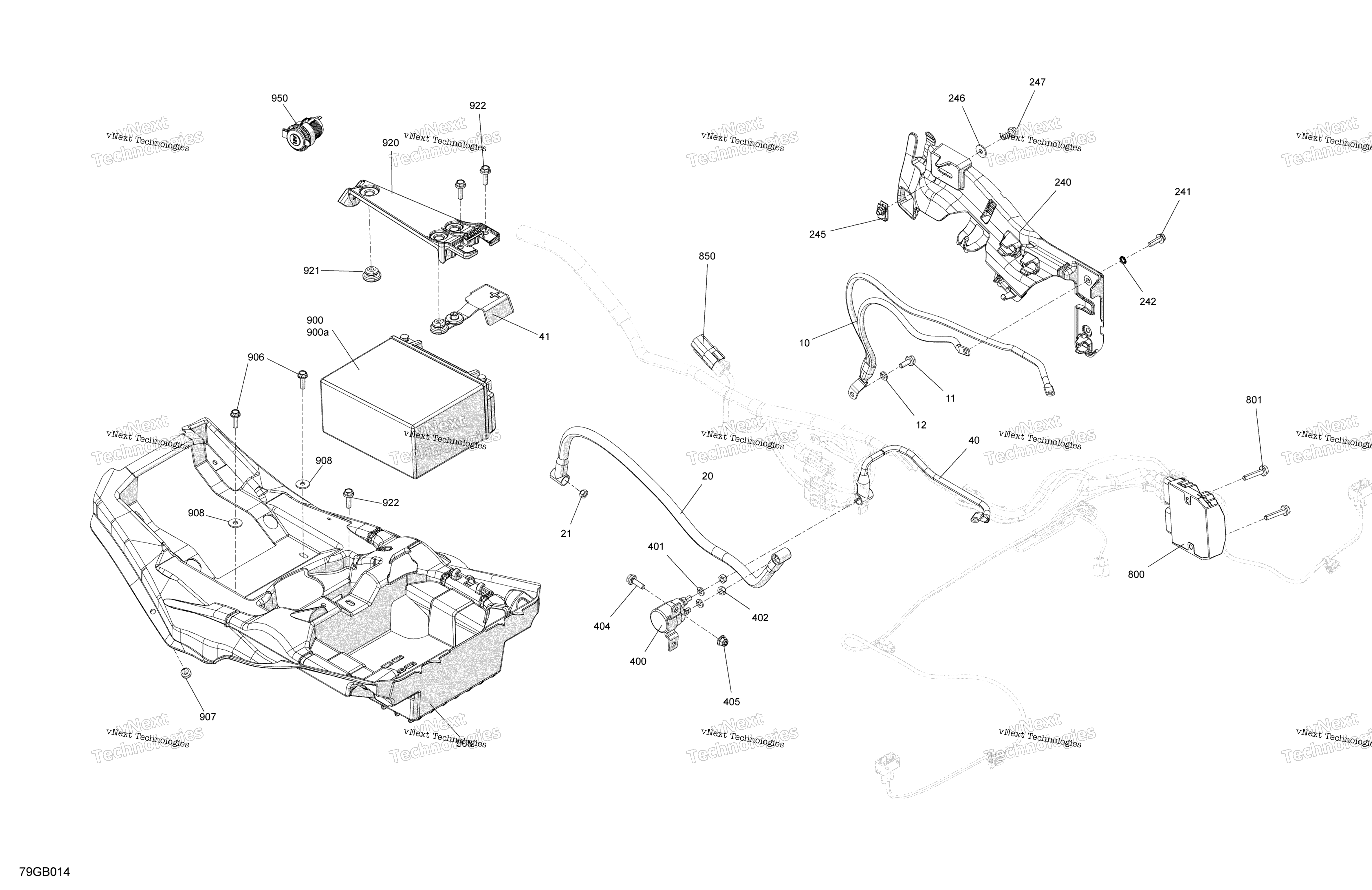 Электрооборудование - Rear Section