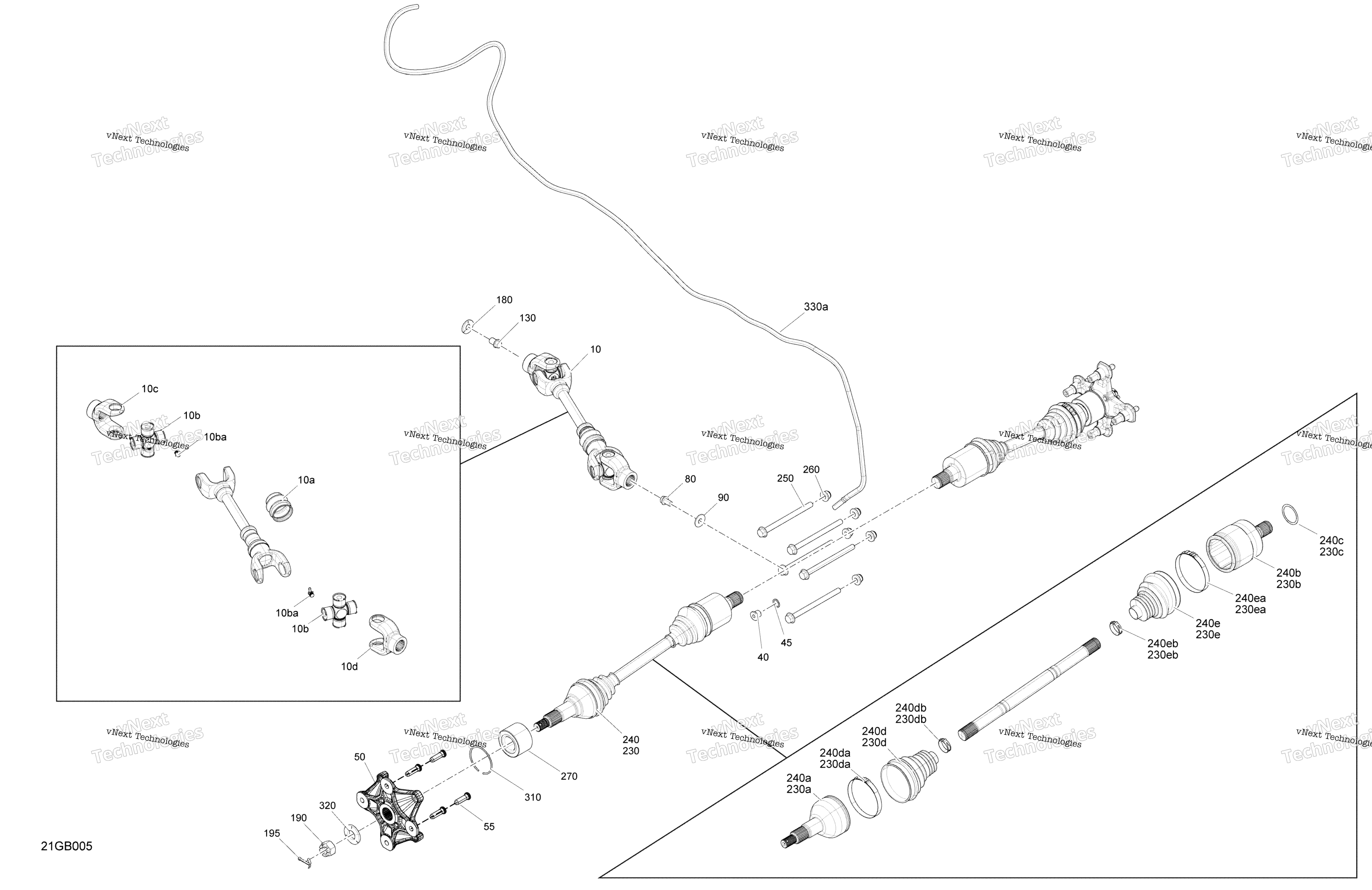 Привод - Rear - Common Parts