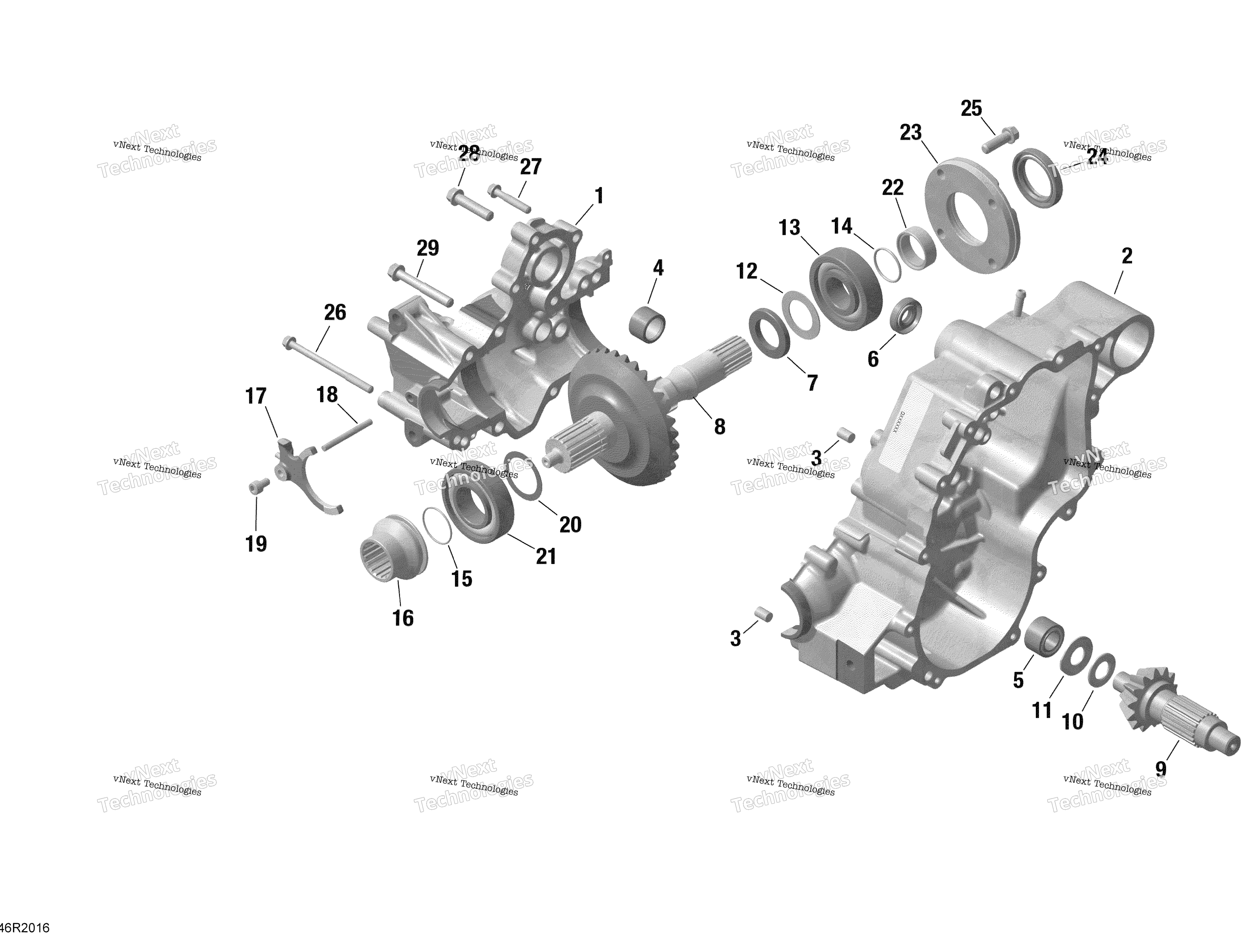 Rotax передача Box 1 420686216