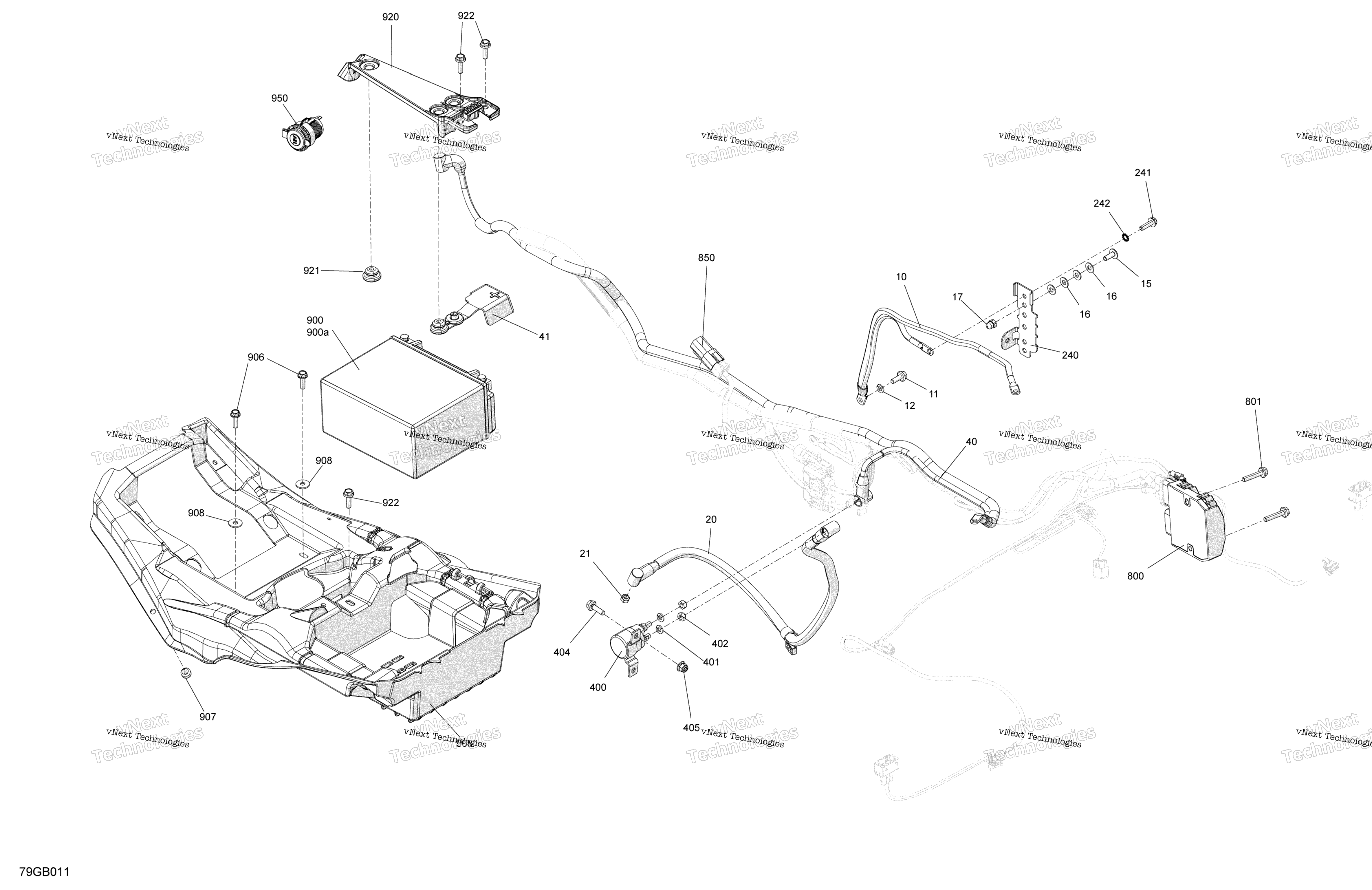 Электрооборудование - Rear Section