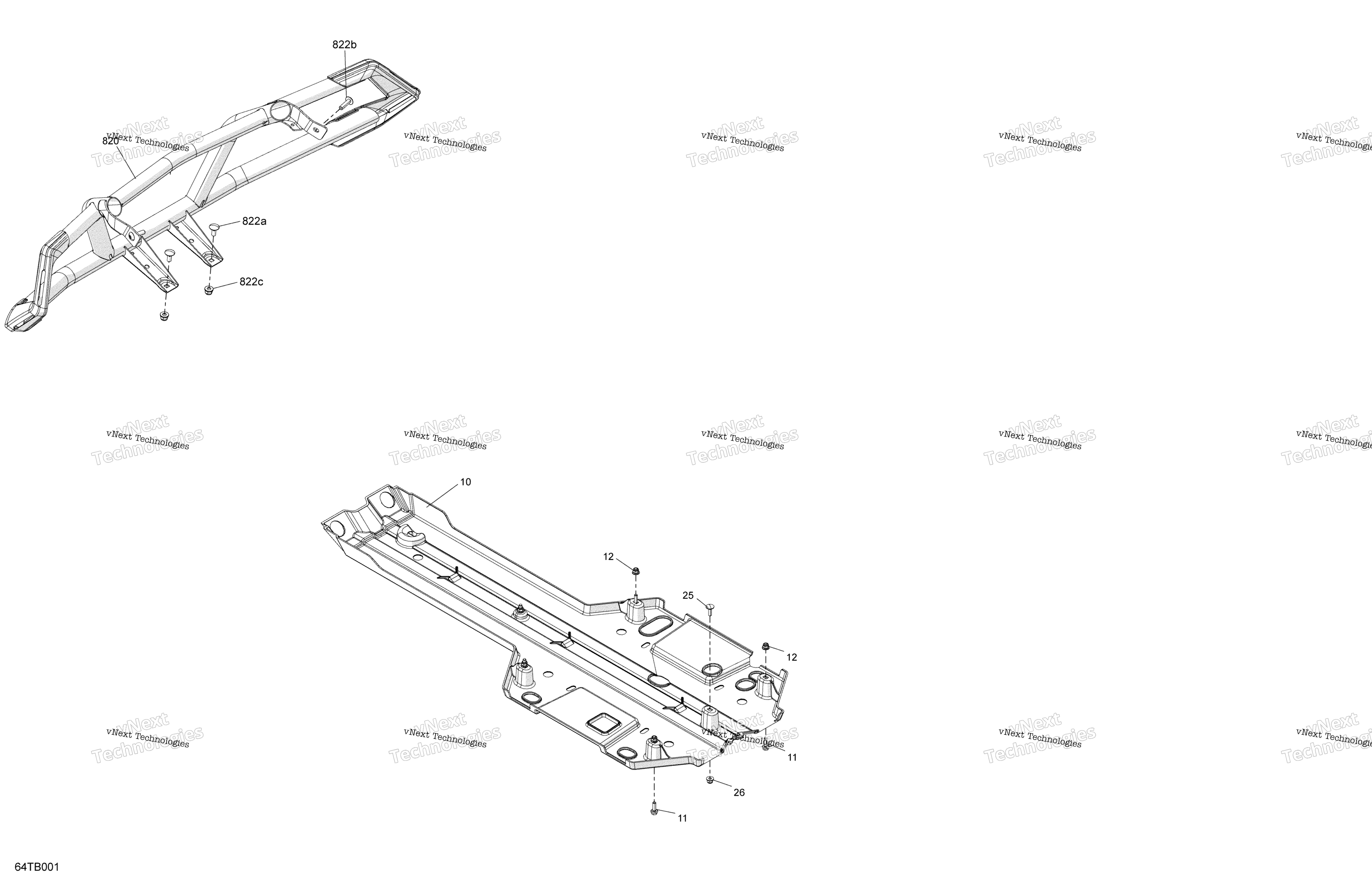 кузов Skid Plate и Bumper