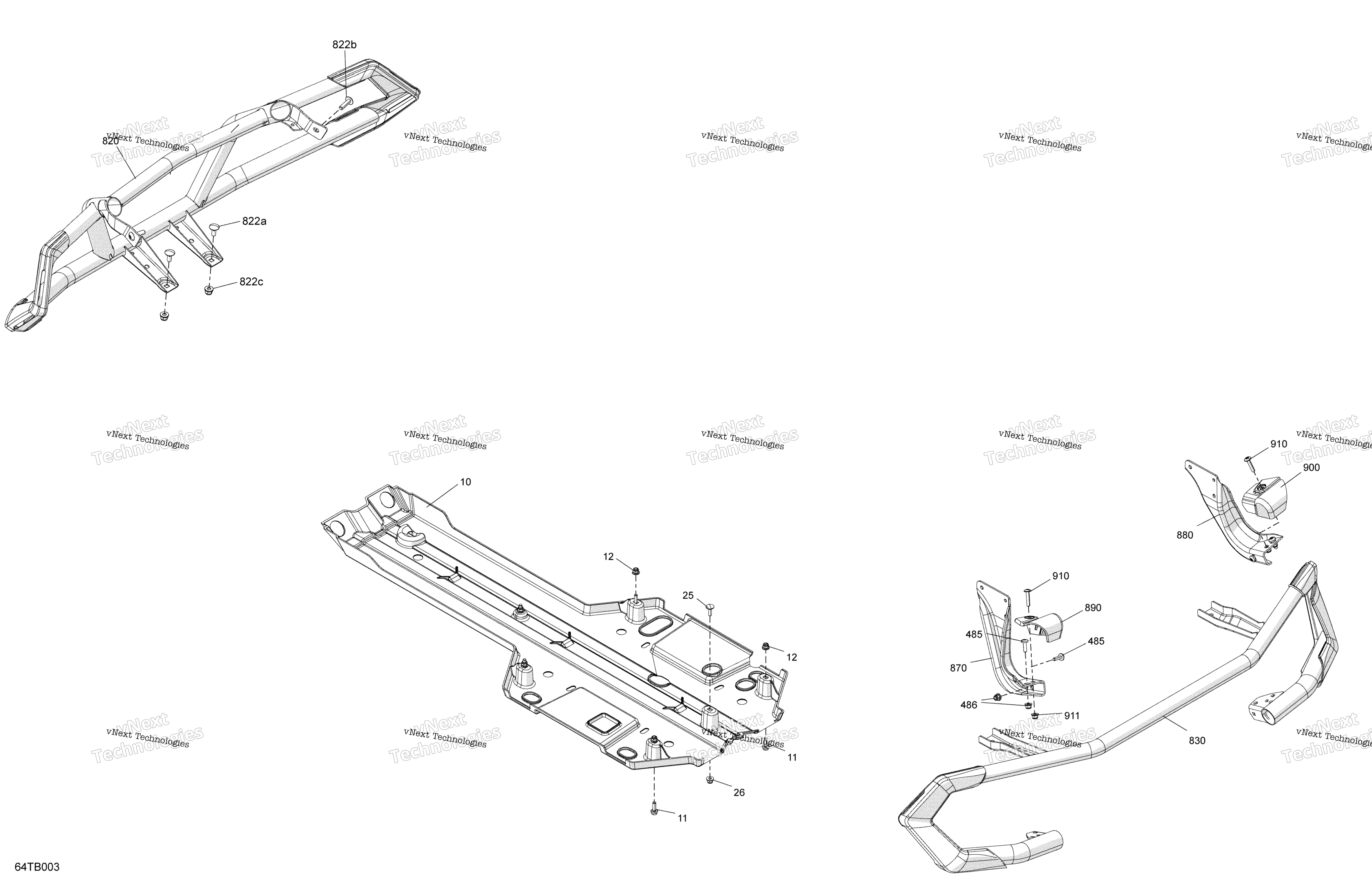 кузов Skid Plate и Bumper