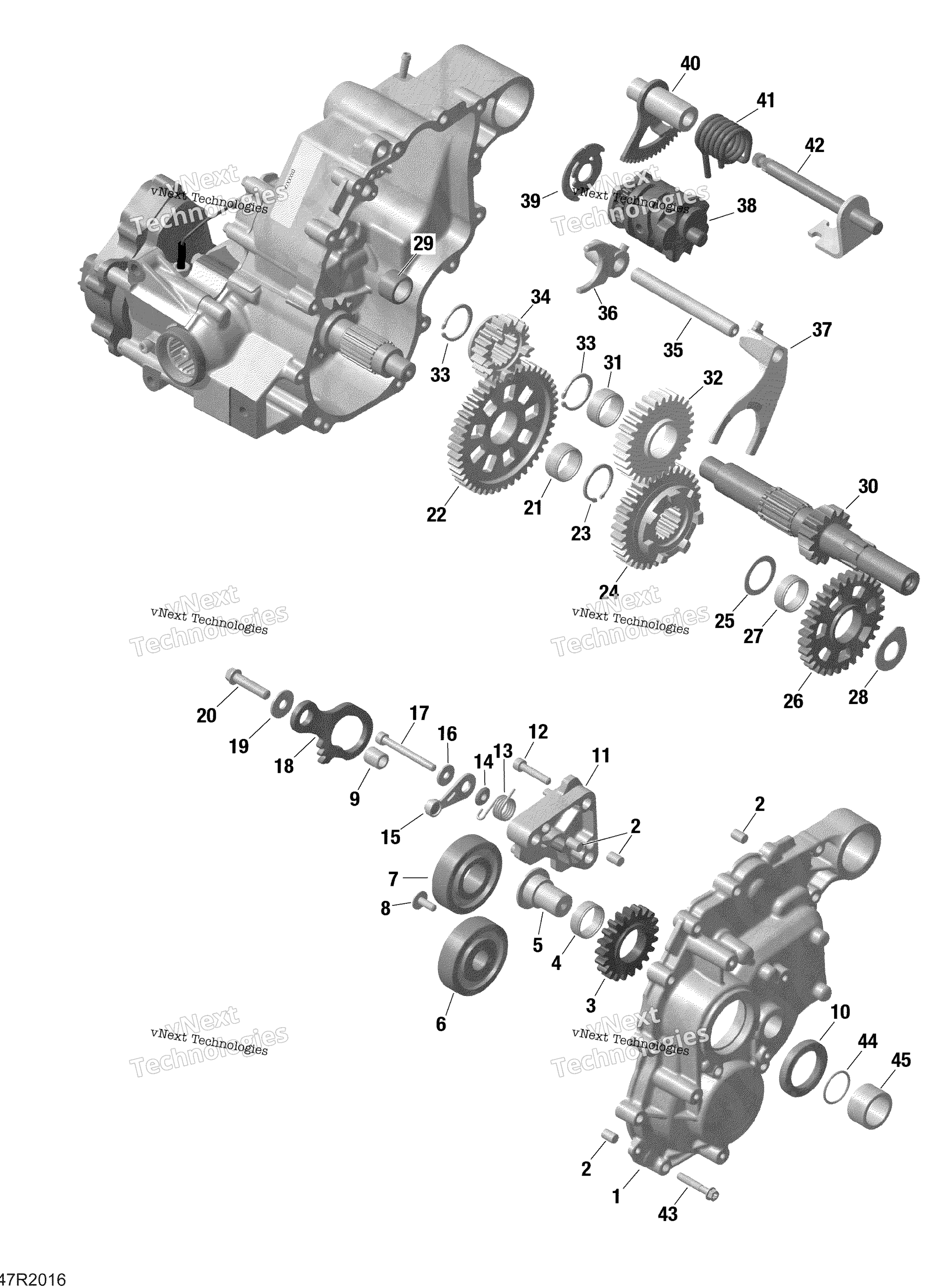 Rotax передача Box 2 420686217