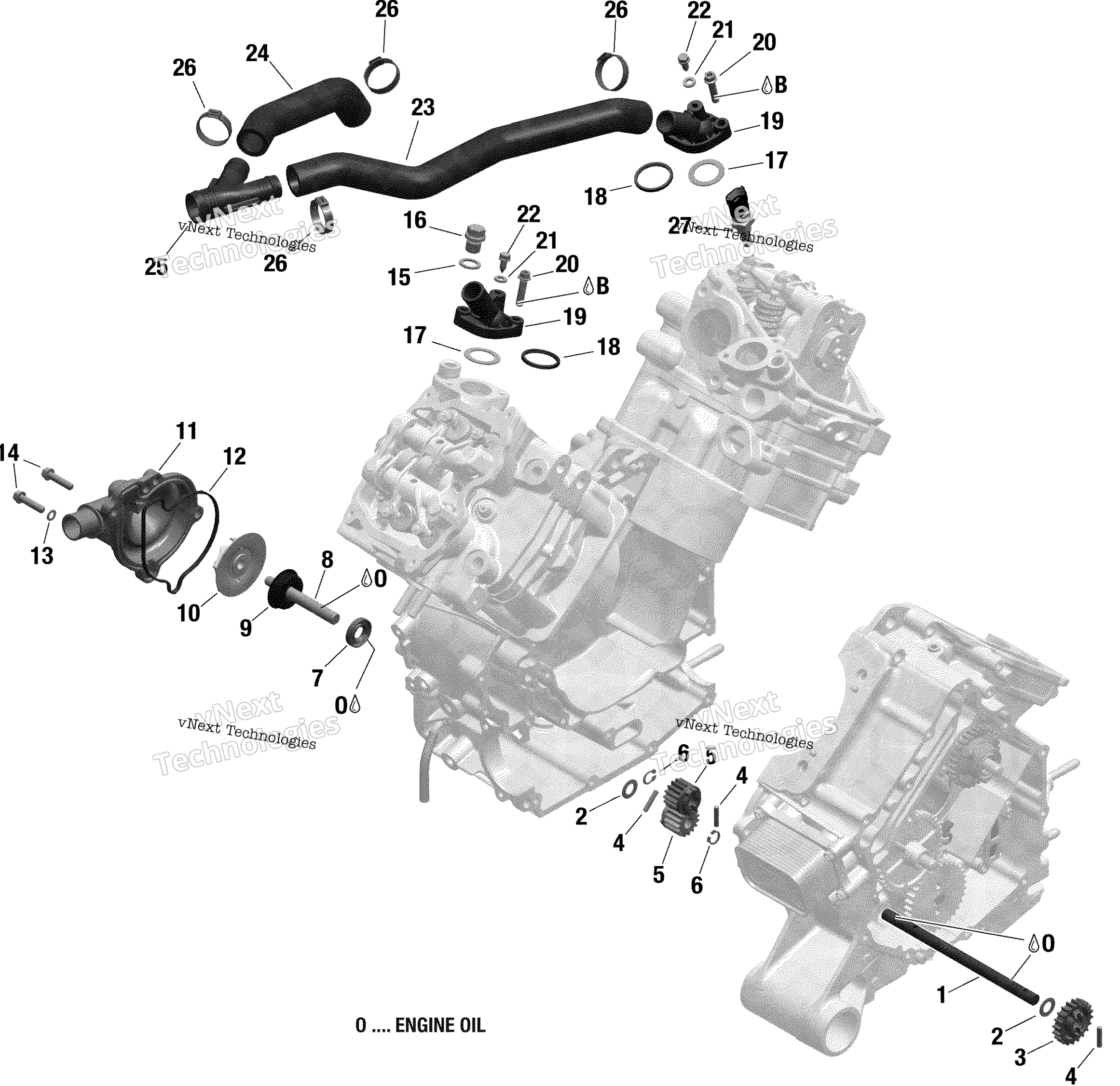 Rotax двигатель охлаждение