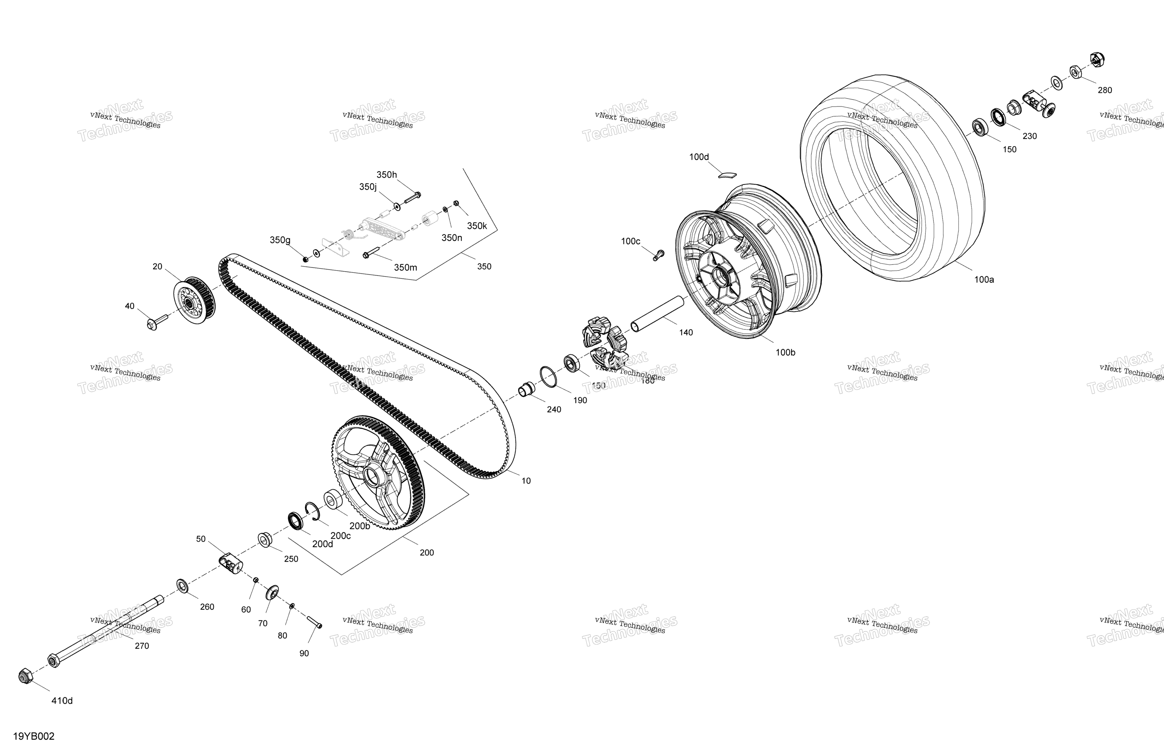 Привод Rear - Common Parts