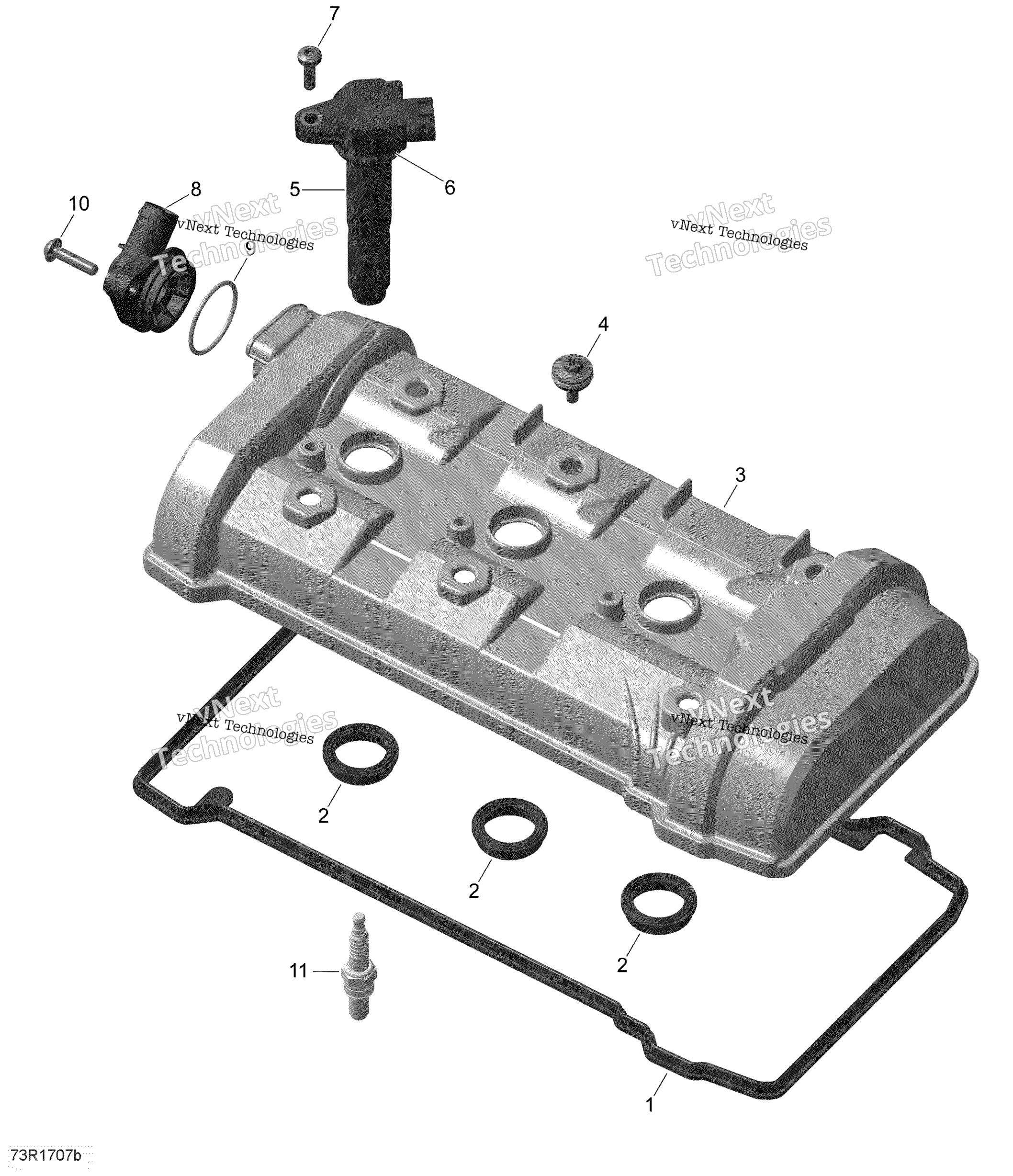 Rotax клапан крышка