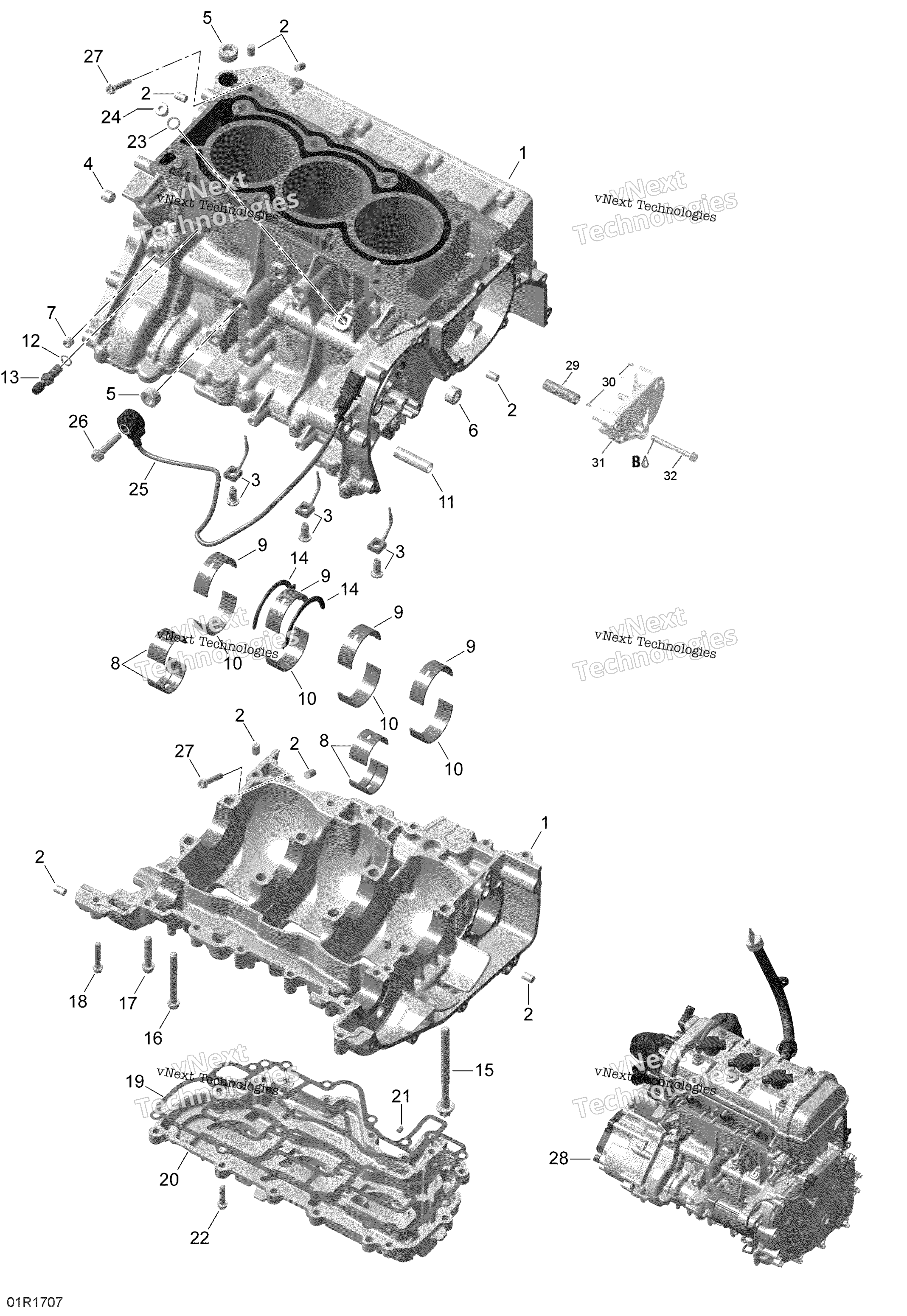Rotax Crankcase