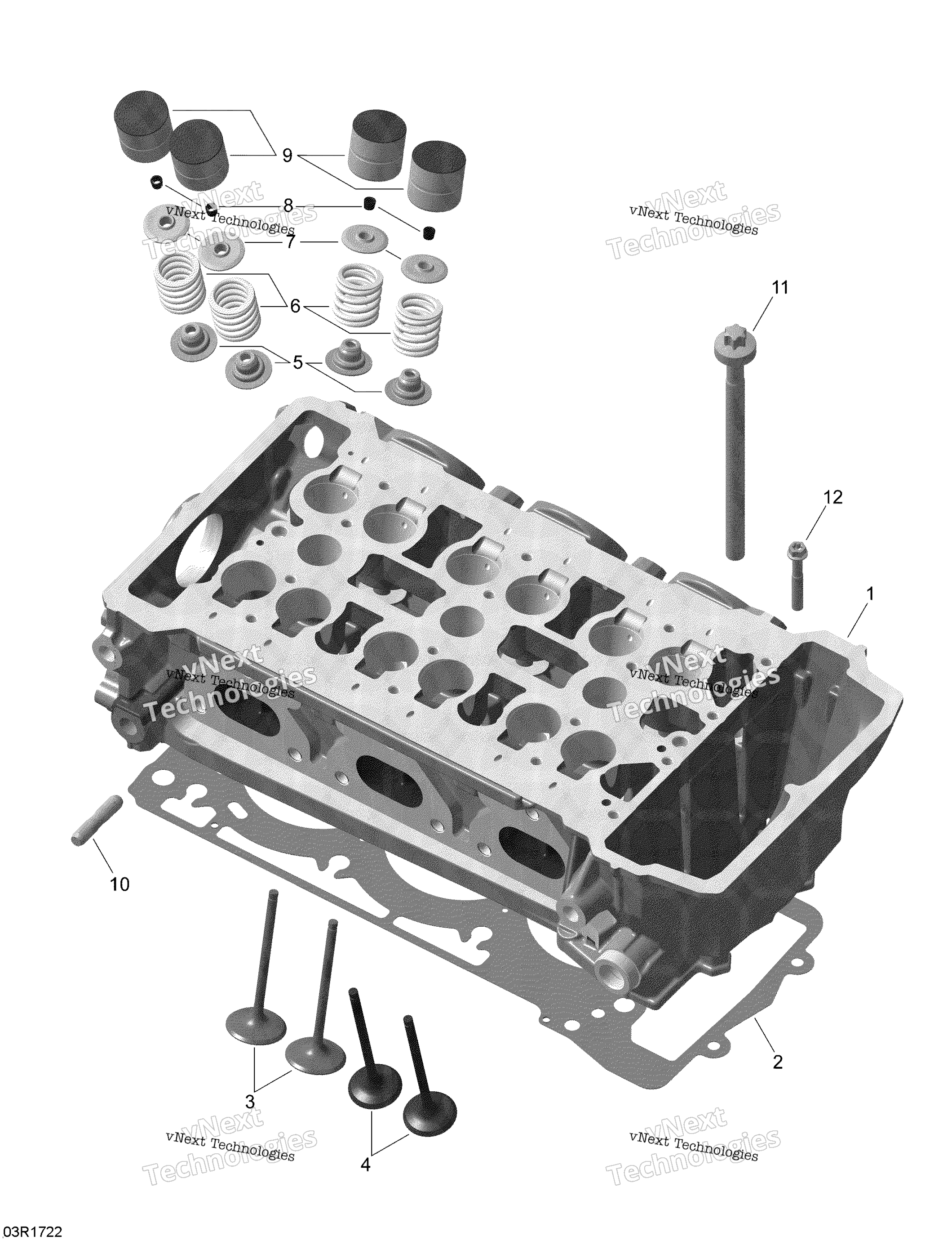 Rotax цилиндр головка