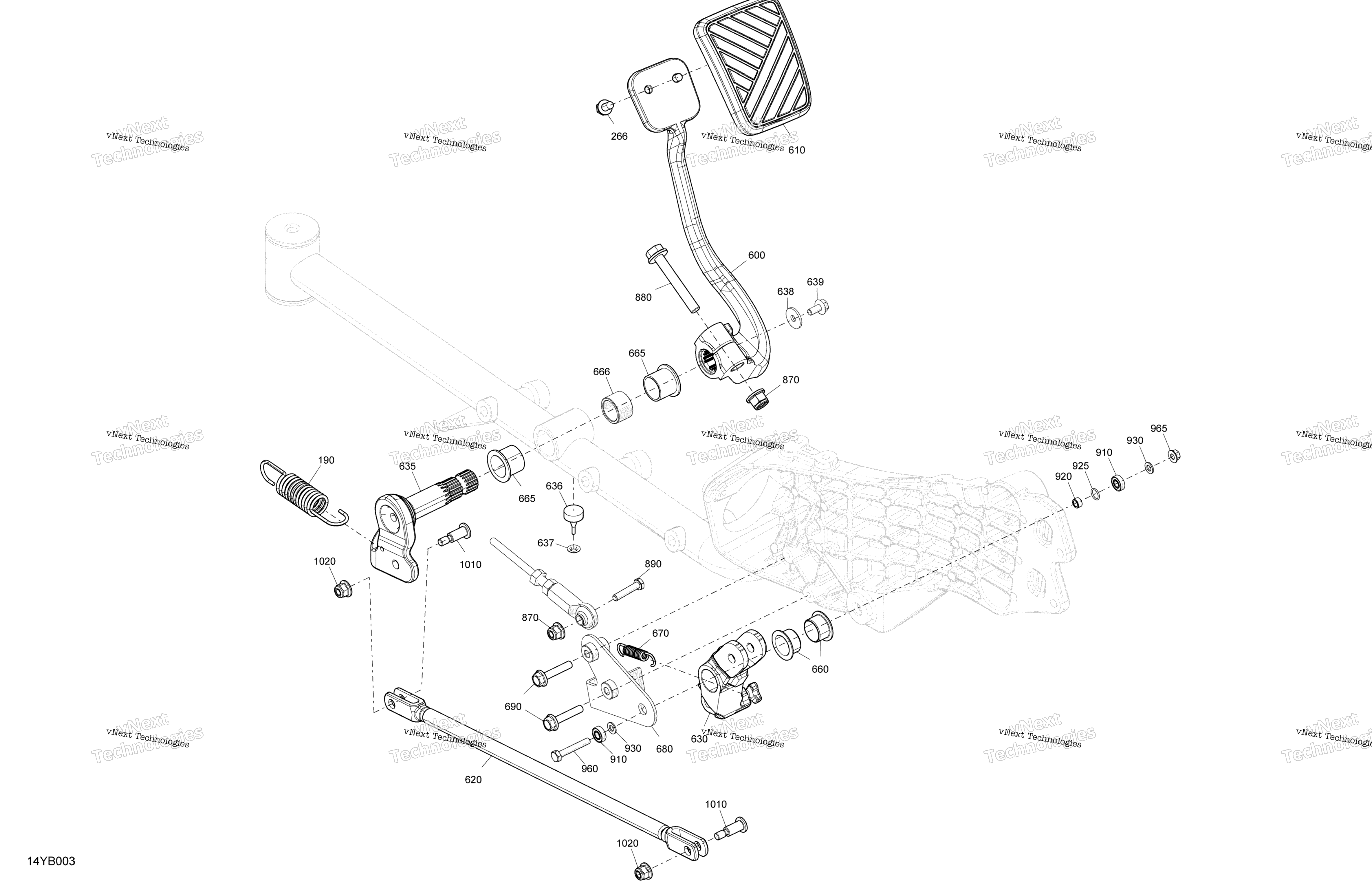 Mechanic тормоз Pedal